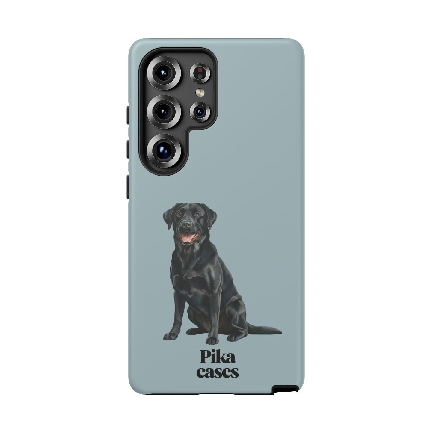 Black Labrador phone case