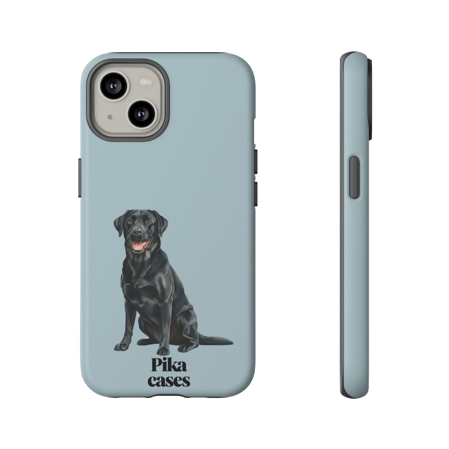 Black Labrador phone case