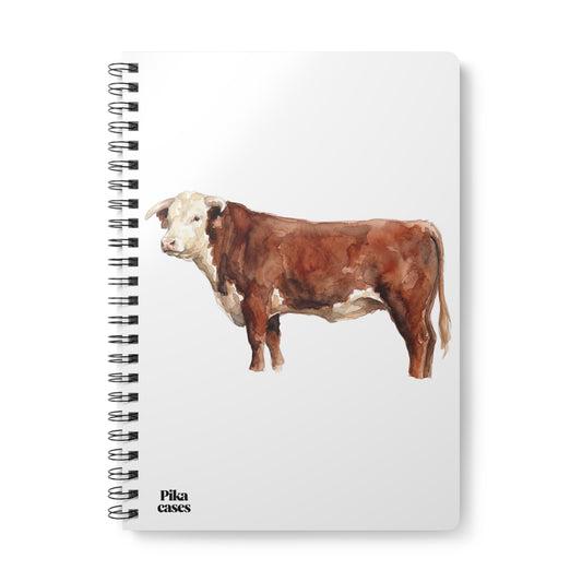 A5 Hereford Cow Notebook