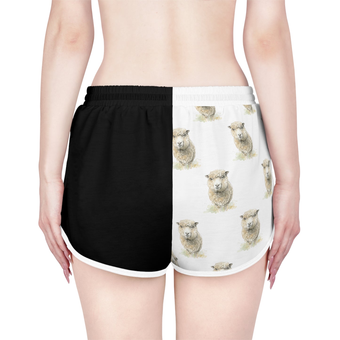 Ryeland Black & White Relaxed Shorts