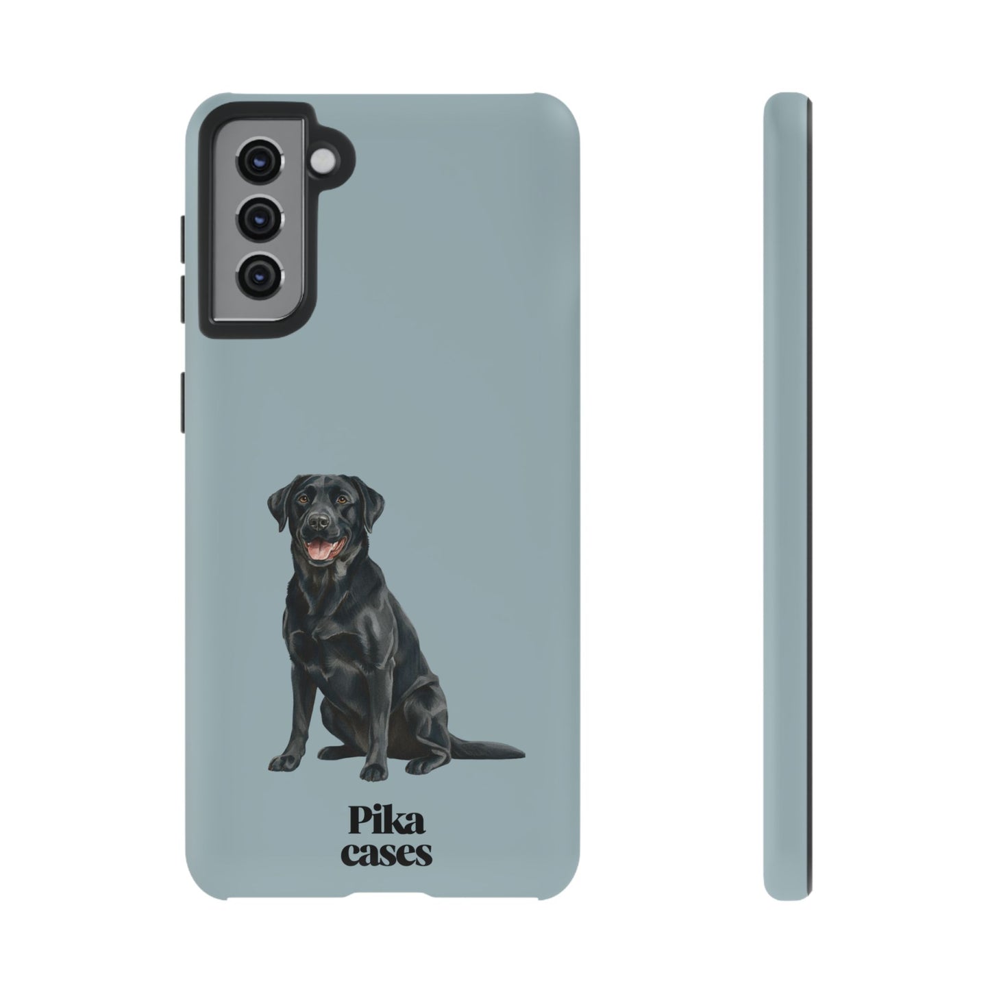 Black Labrador phone case