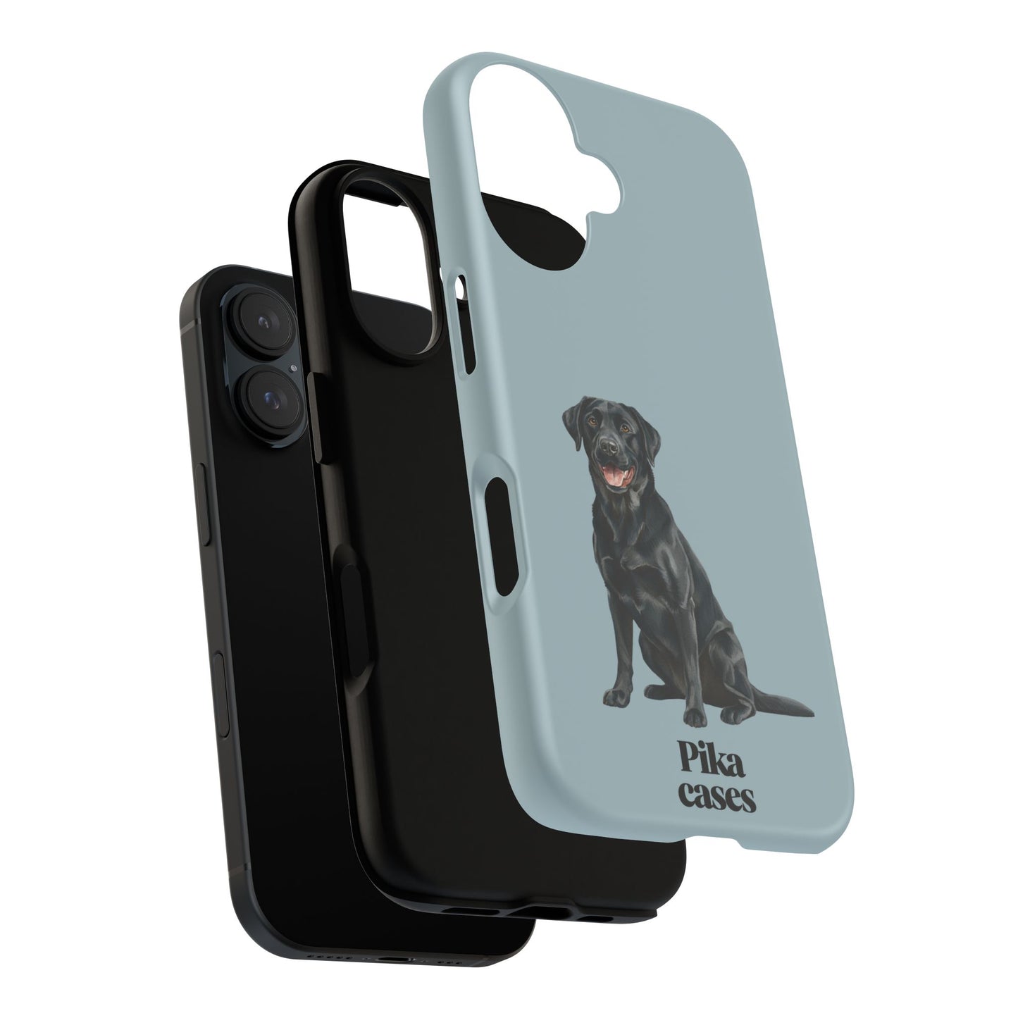 Black Labrador phone case