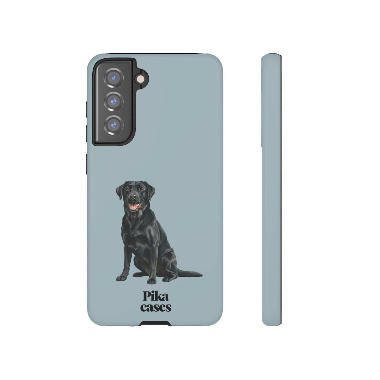 Black Labrador phone case