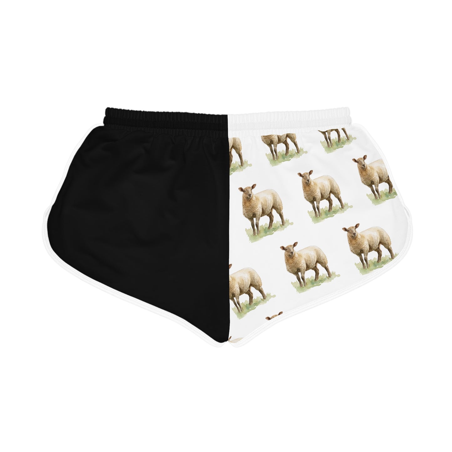 Mule Ewe Black & White Relaxed Shorts