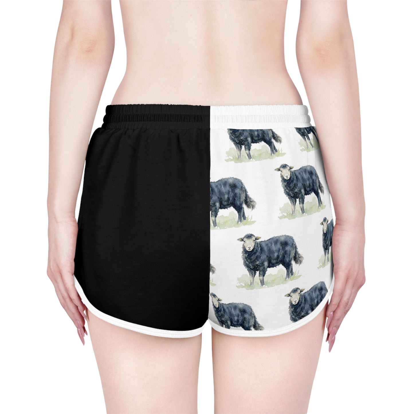 Herdwick Black & White Relaxed Shorts
