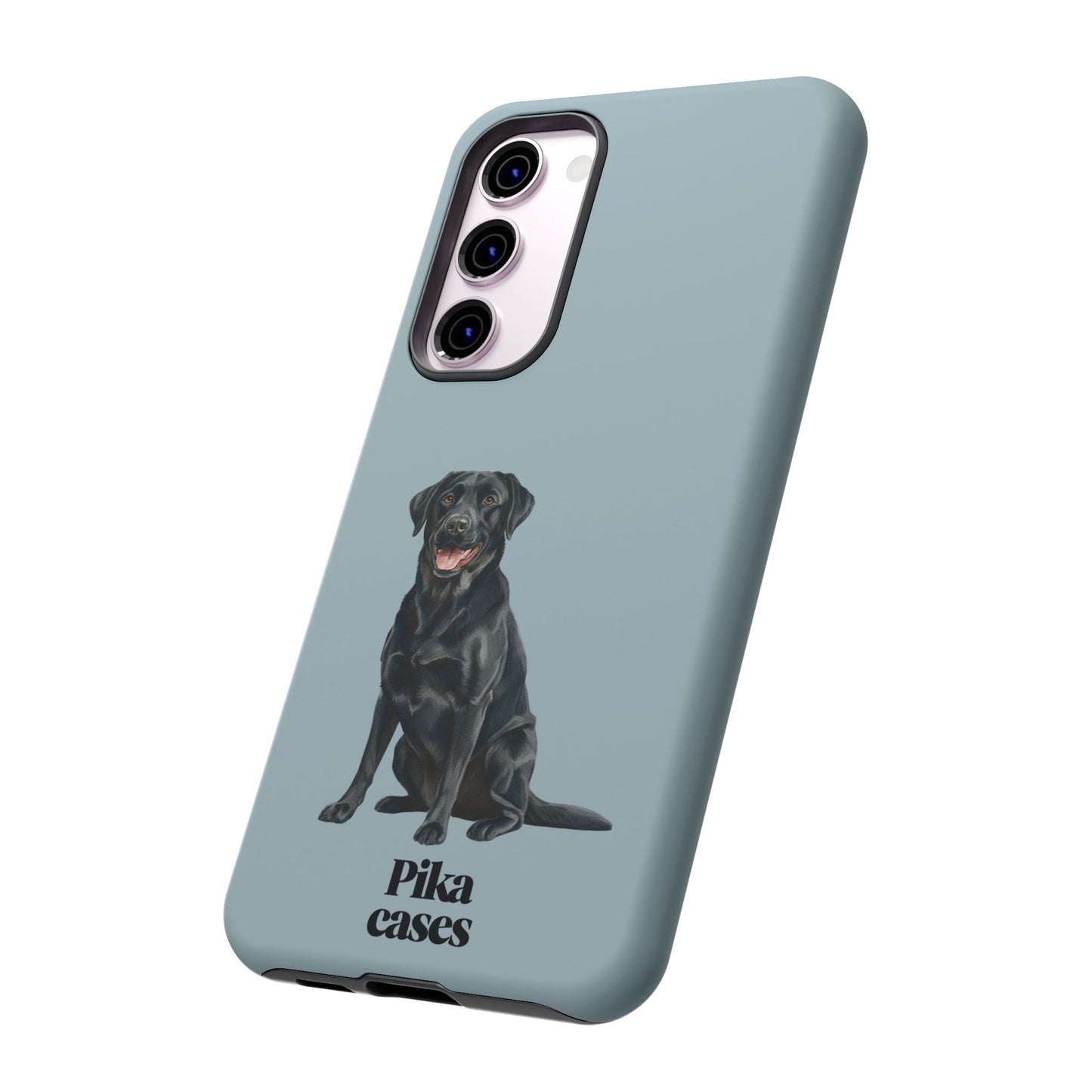 Black Labrador phone case