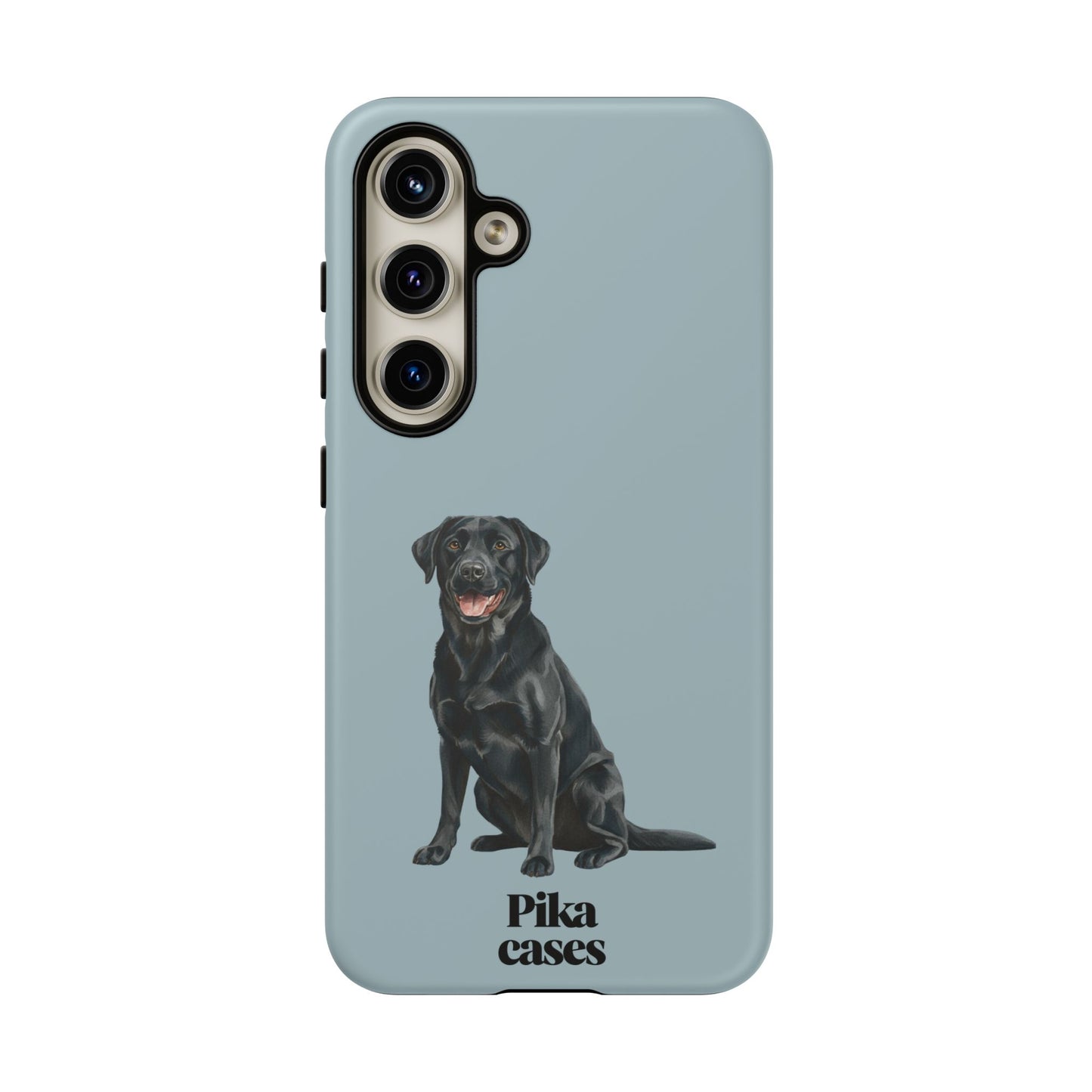 Black Labrador phone case