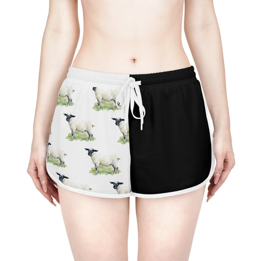 Hampshire Sheep Black & White Relaxed Shorts