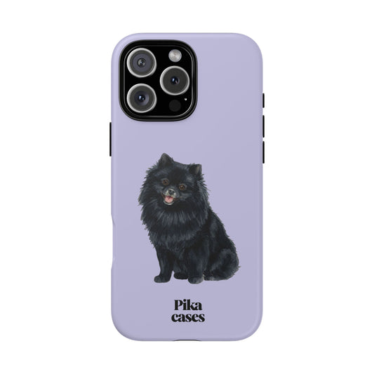 Black Pomeranian Phone Case