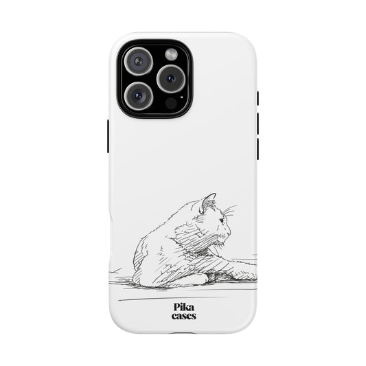 Cat Sketch Phone Case