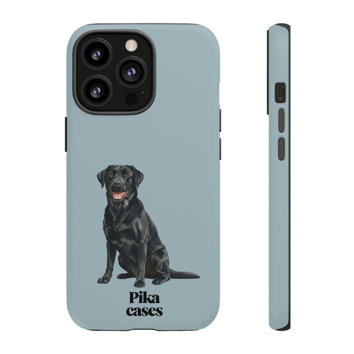 Black Labrador phone case