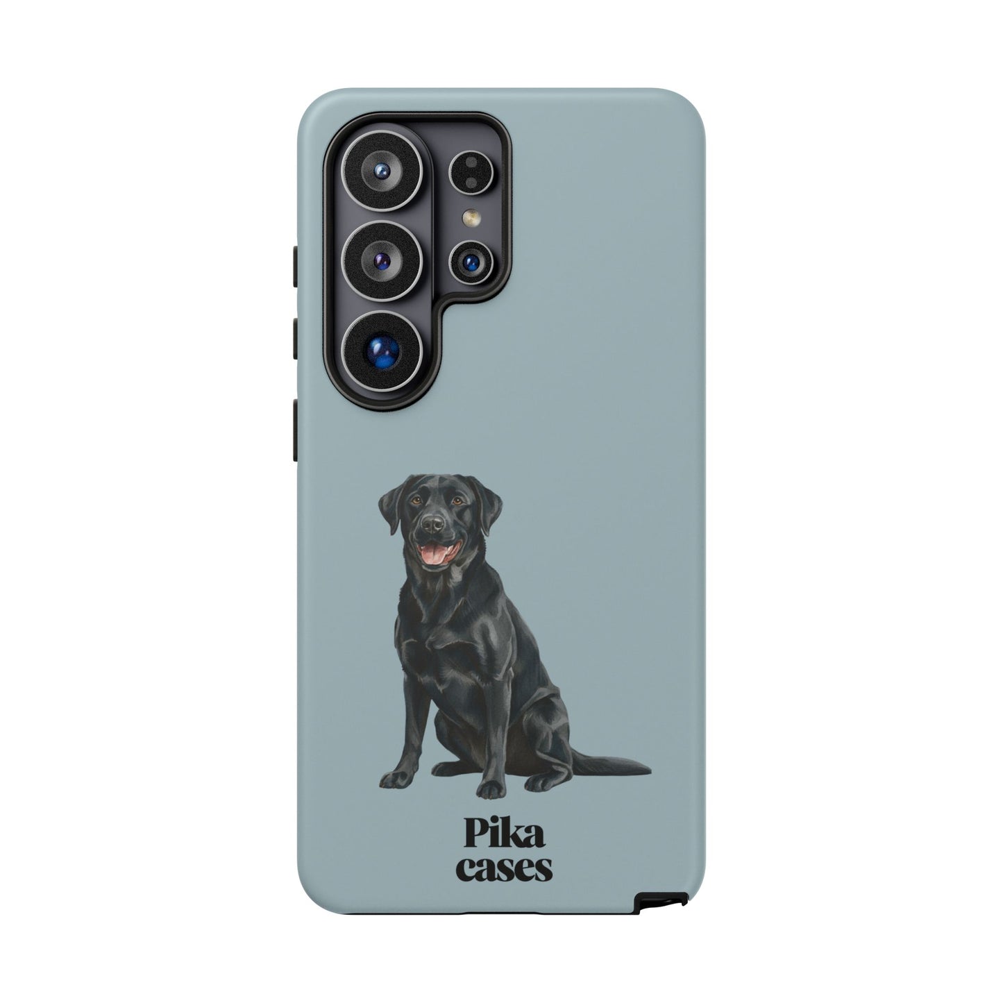 Black Labrador phone case
