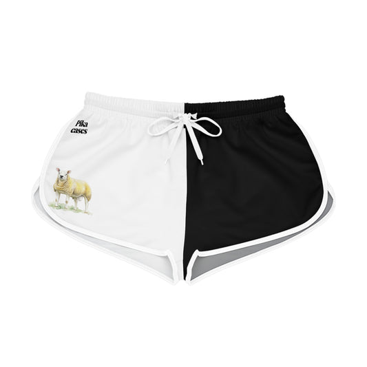 Texel Sheep Black & White Relaxed Shorts