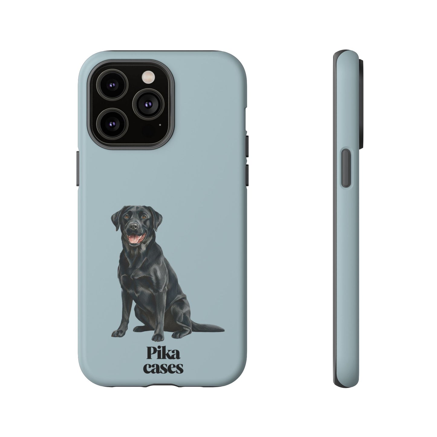 Black Labrador phone case