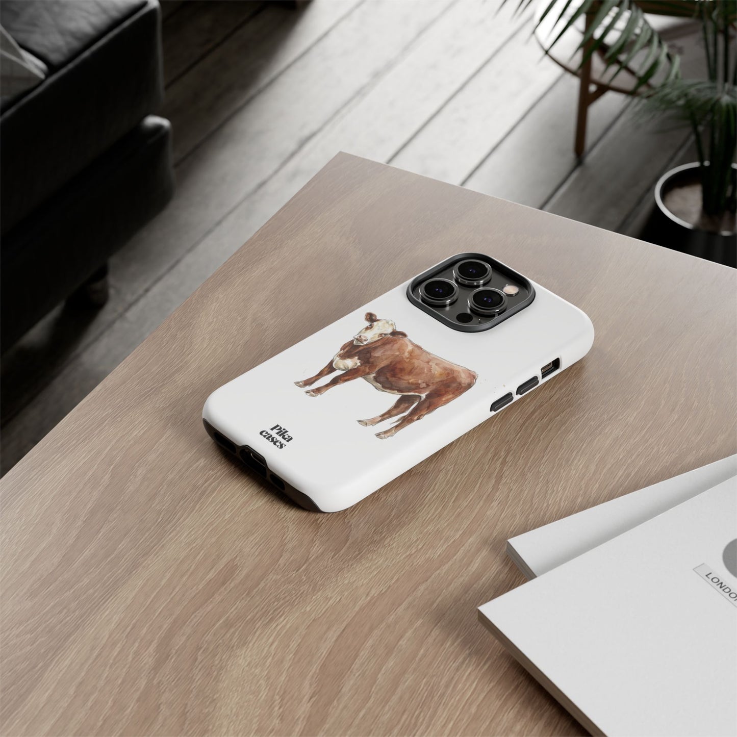 Hereford Cow Phone Case