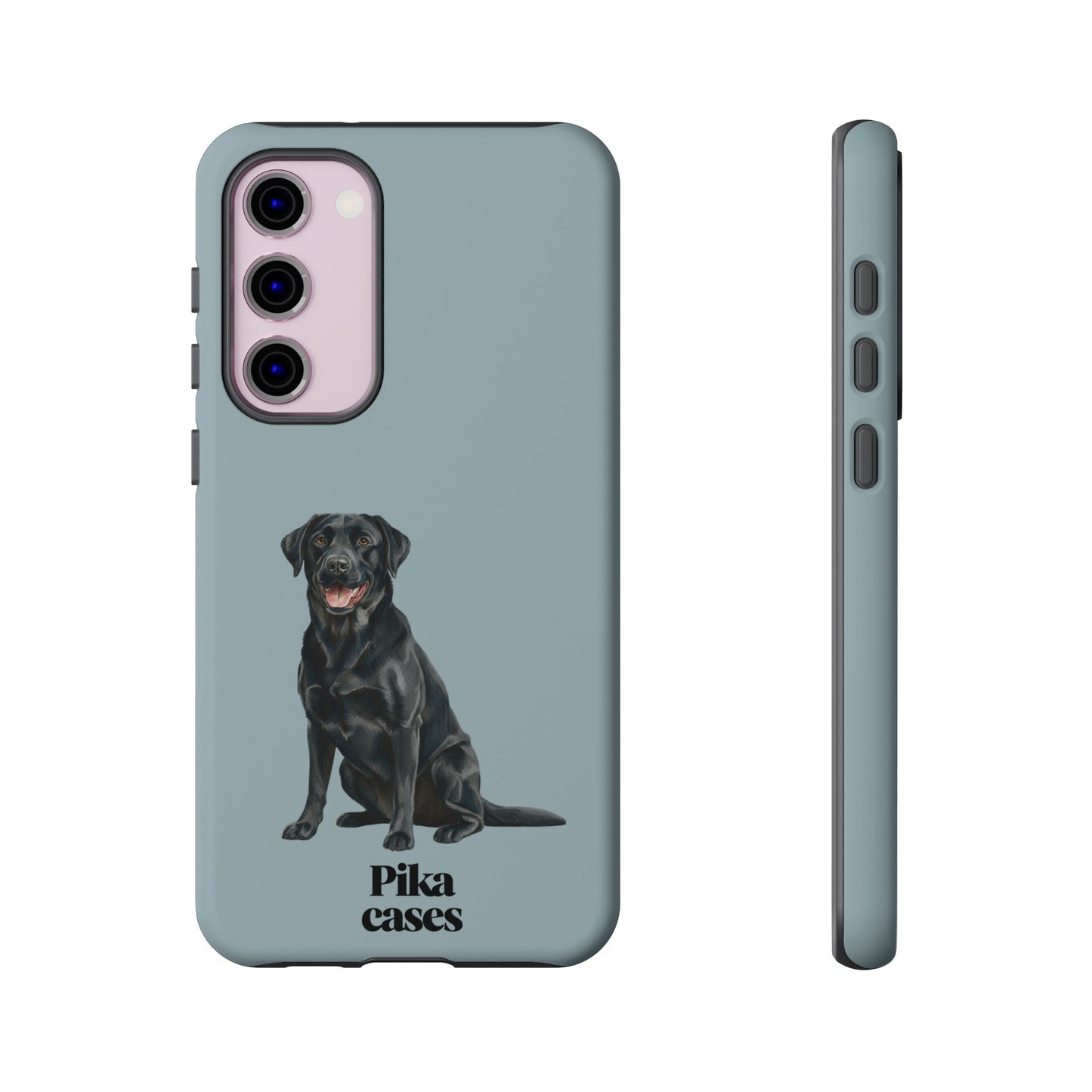 Black Labrador phone case