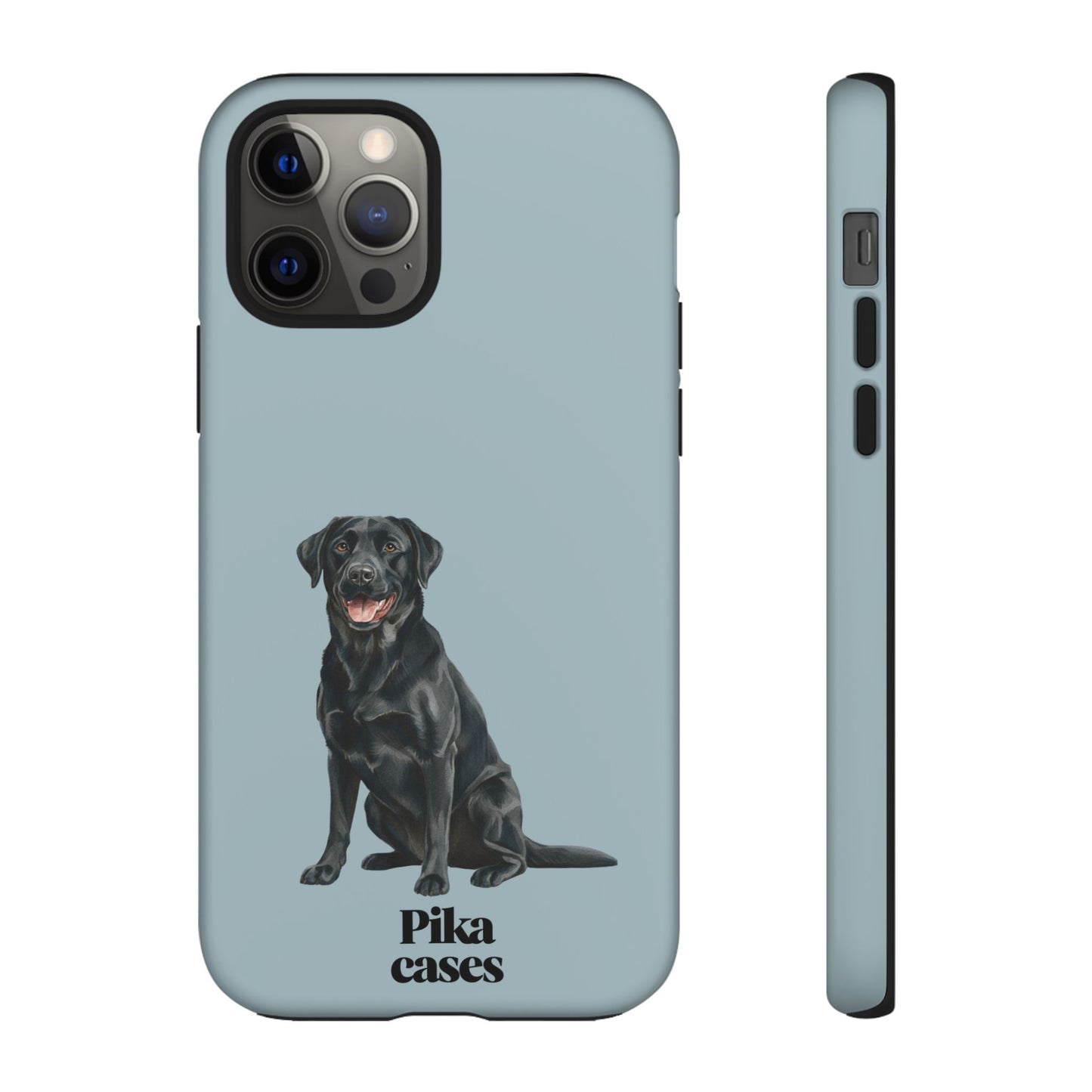 Black Labrador phone case