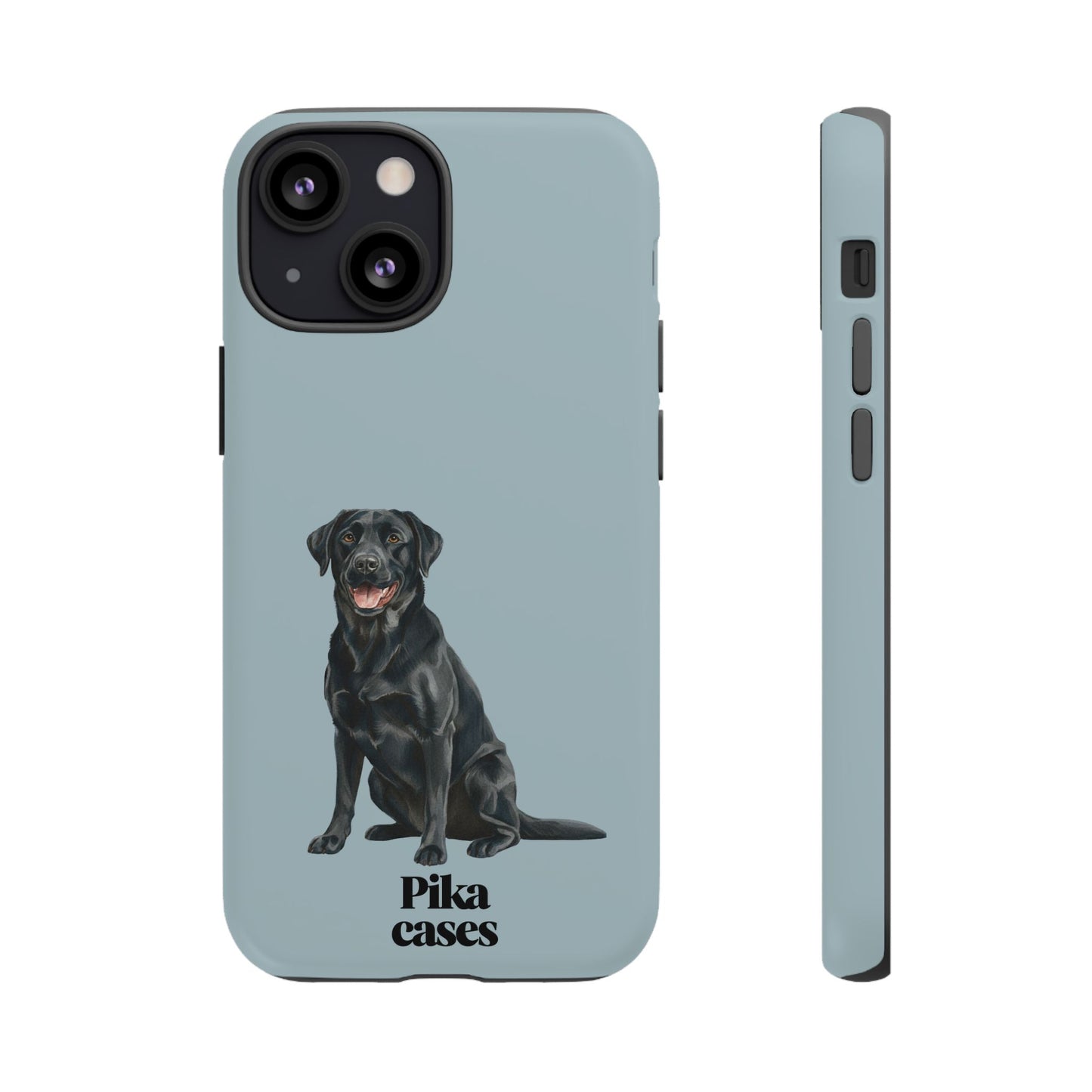 Black Labrador phone case