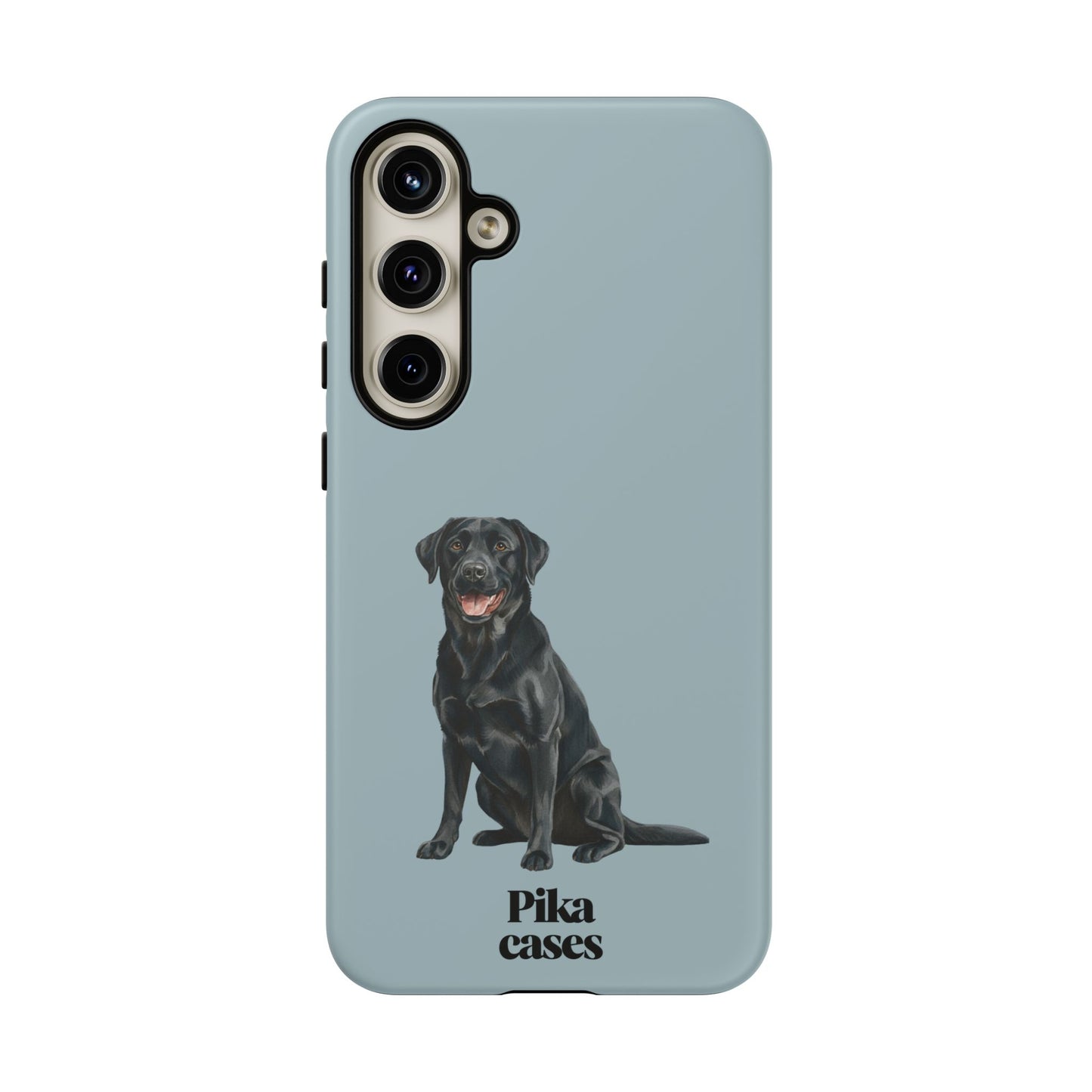 Black Labrador phone case