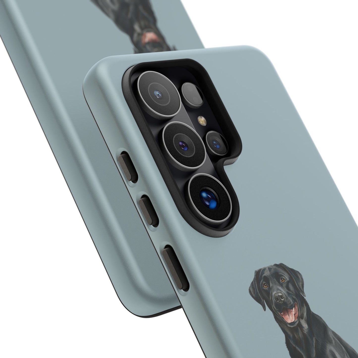 Black Labrador phone case