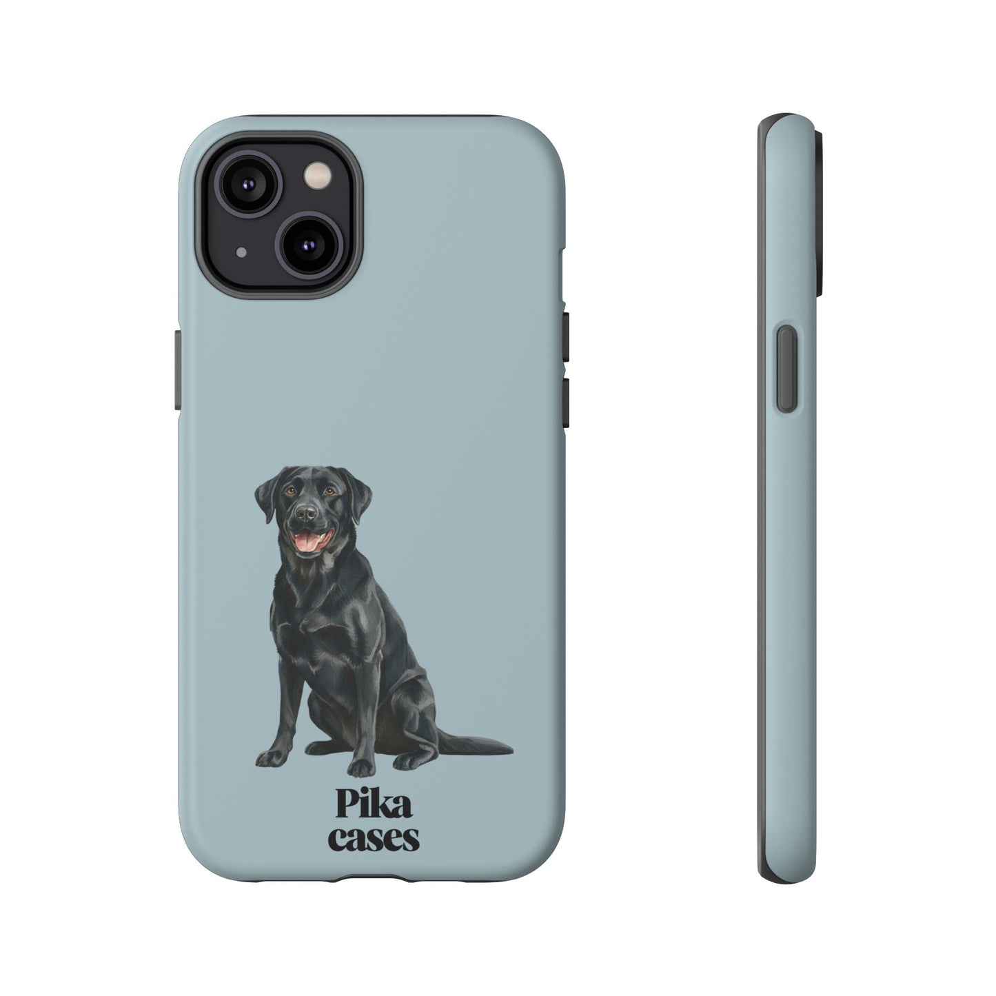 Black Labrador phone case