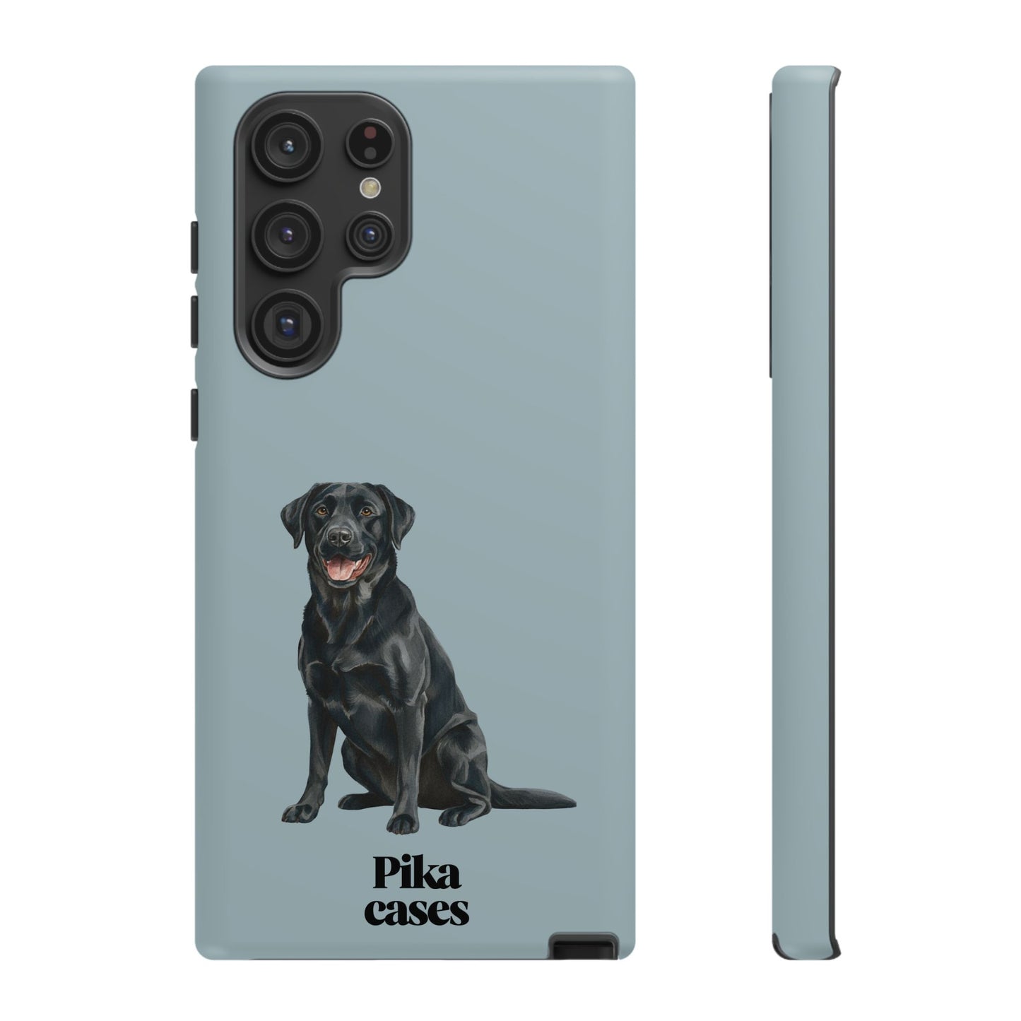 Black Labrador phone case