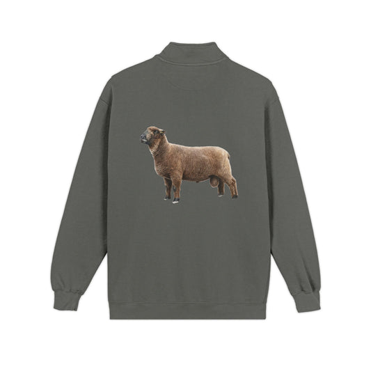 Coloured Ryeland Quarter-Zip Sweatshirt