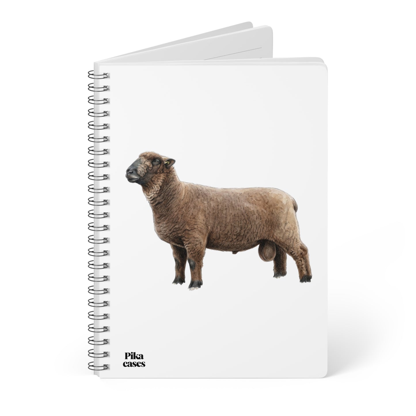 Coloured Ryeland Sheep Notebook