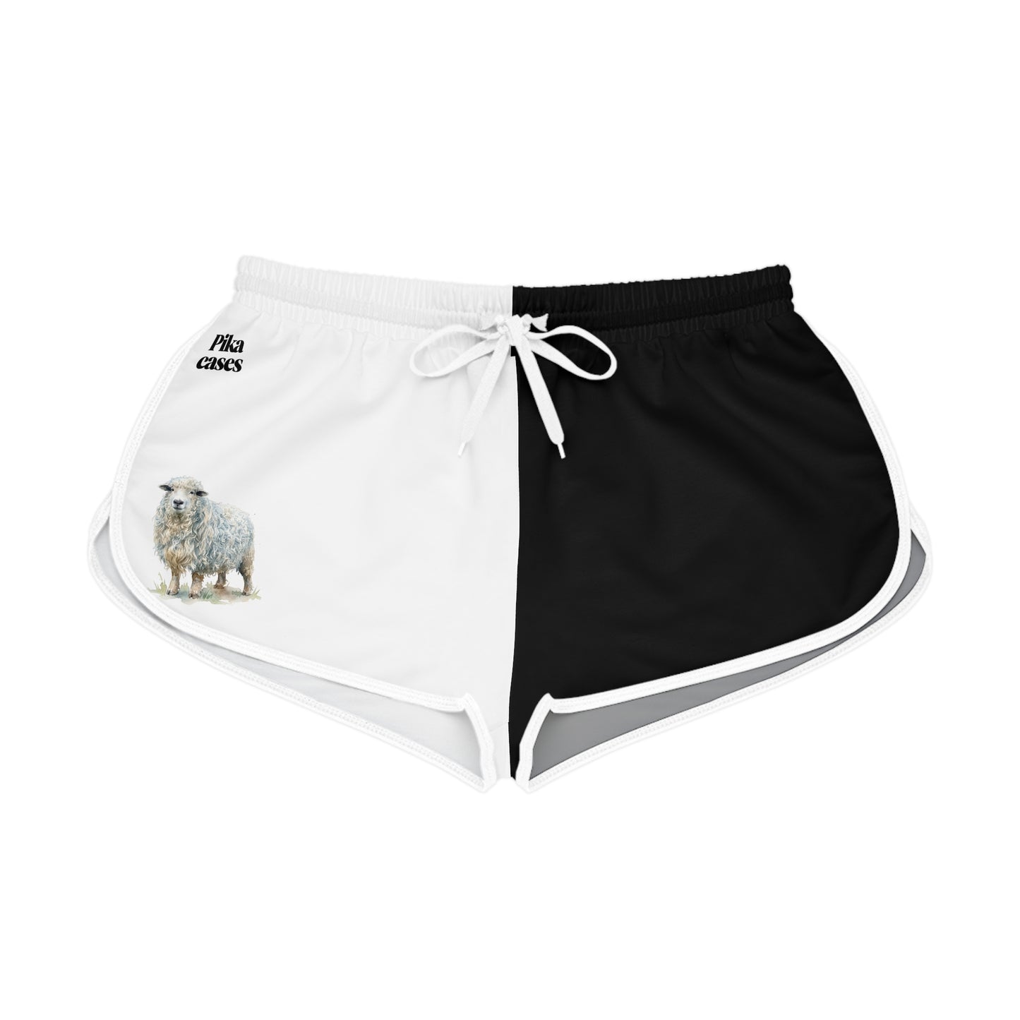 Grey faced Dartmoor Black & White Relaxed Shorts