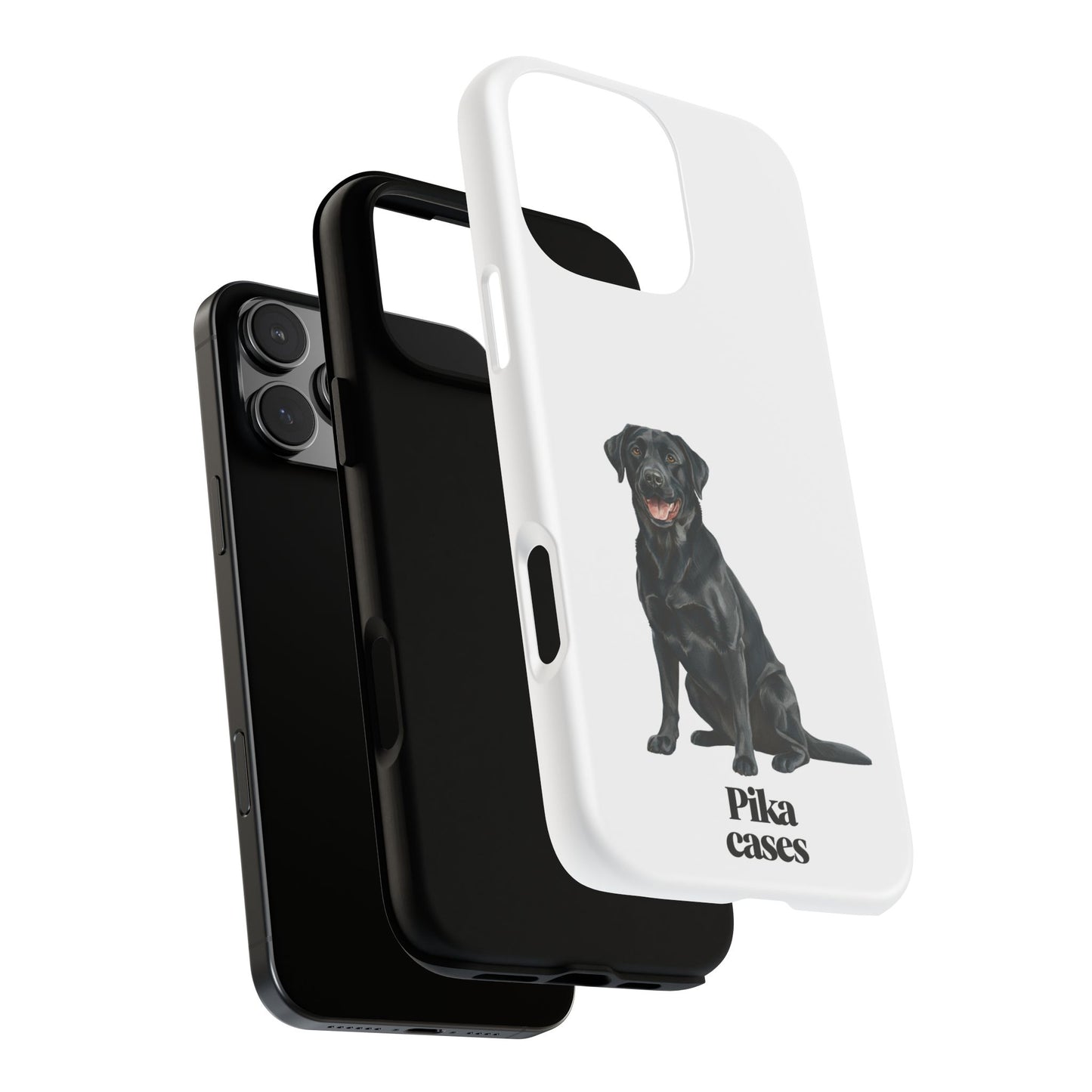 Black Labrador phone case