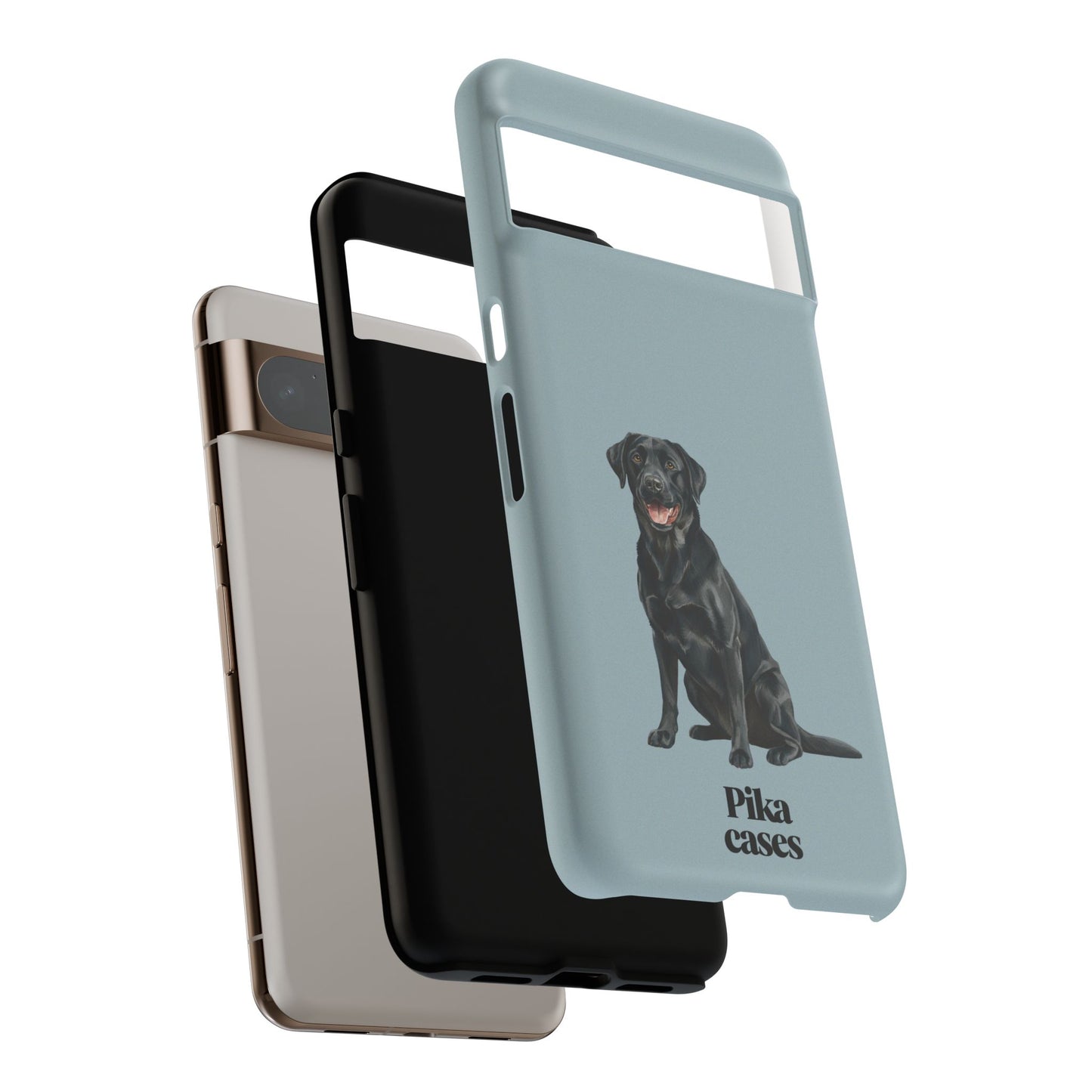 Black Labrador phone case