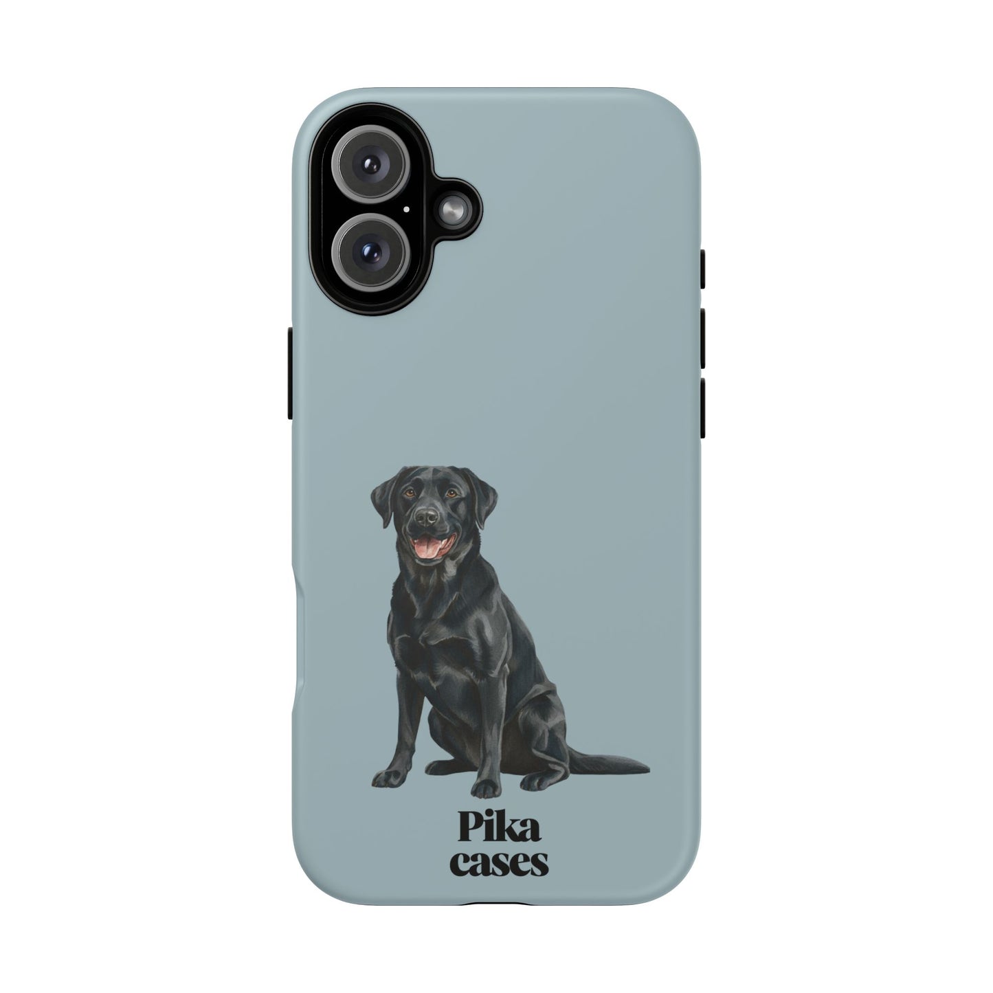 Black Labrador phone case