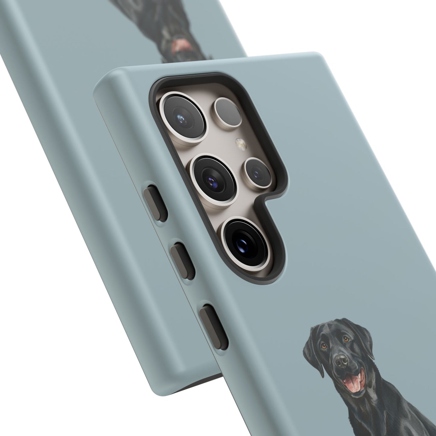 Black Labrador phone case