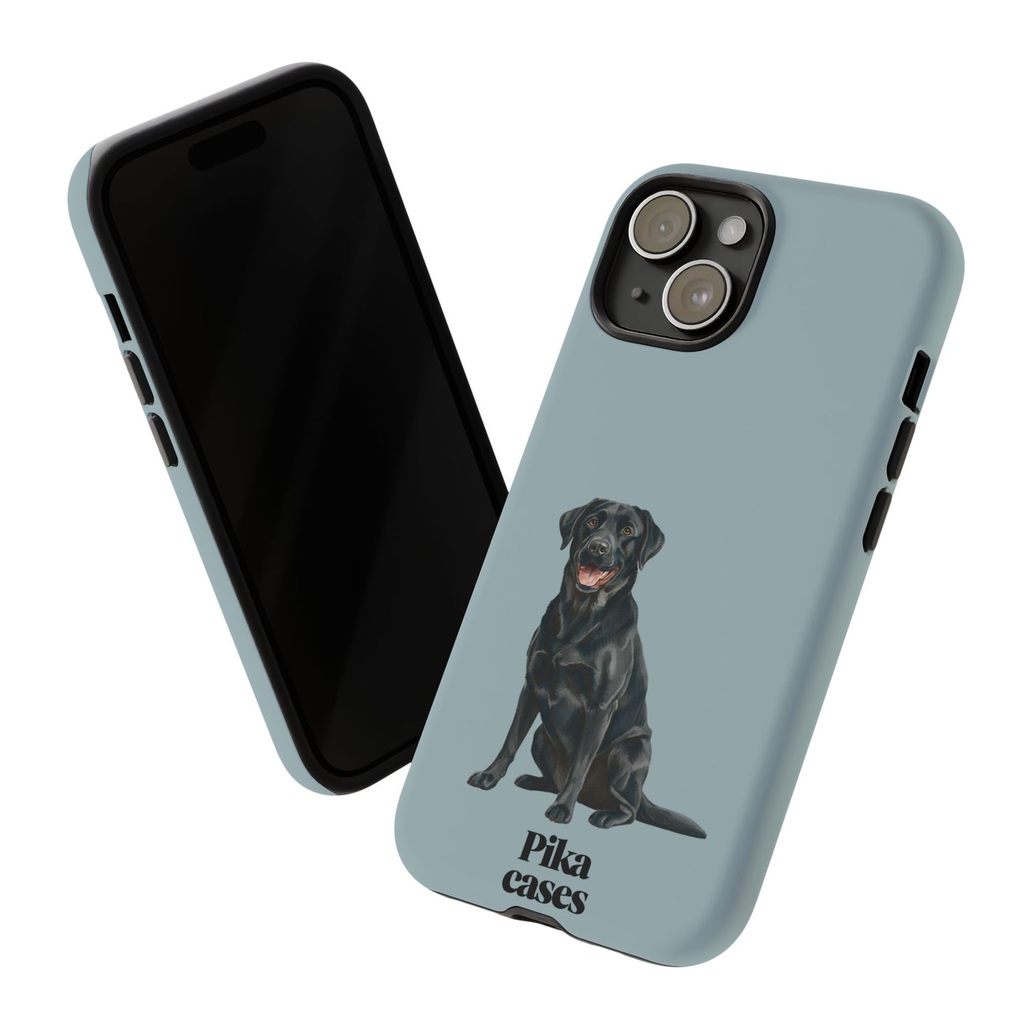 Black Labrador phone case