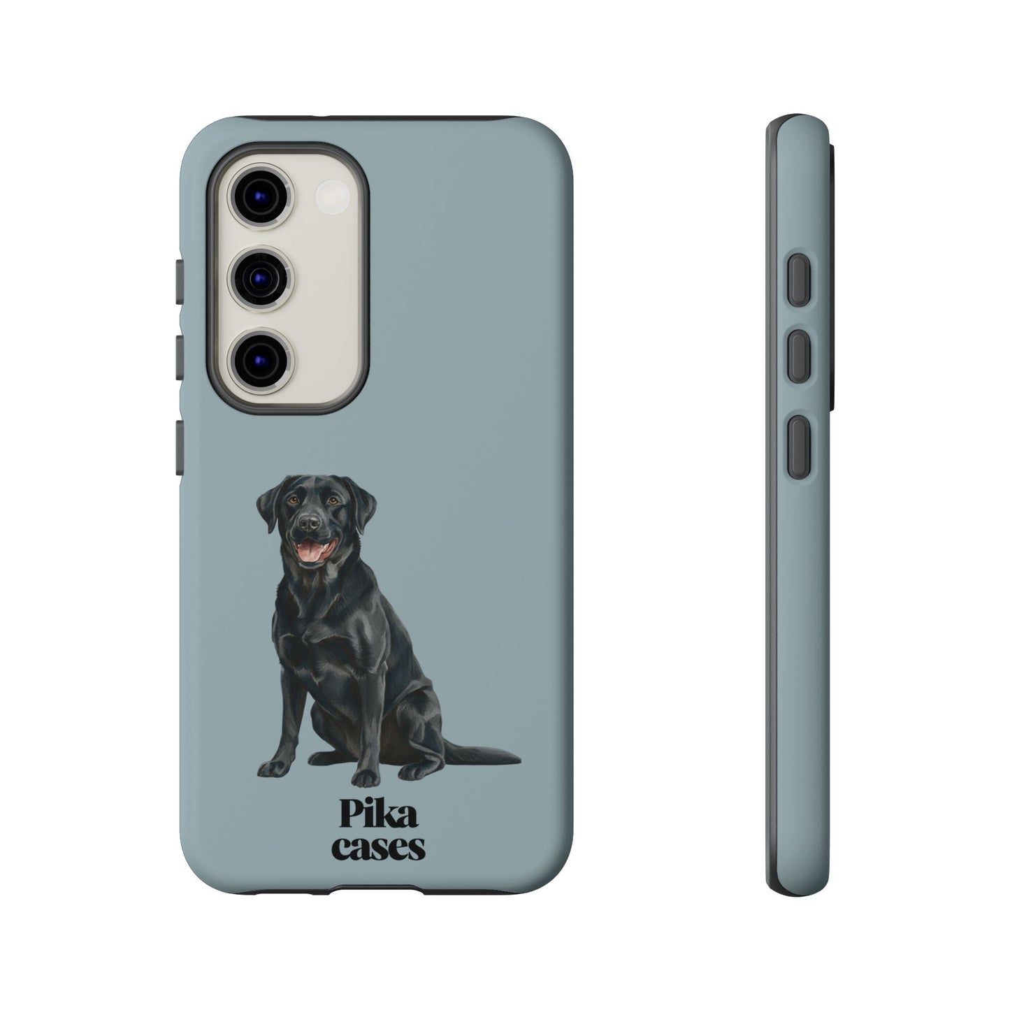 Black Labrador phone case