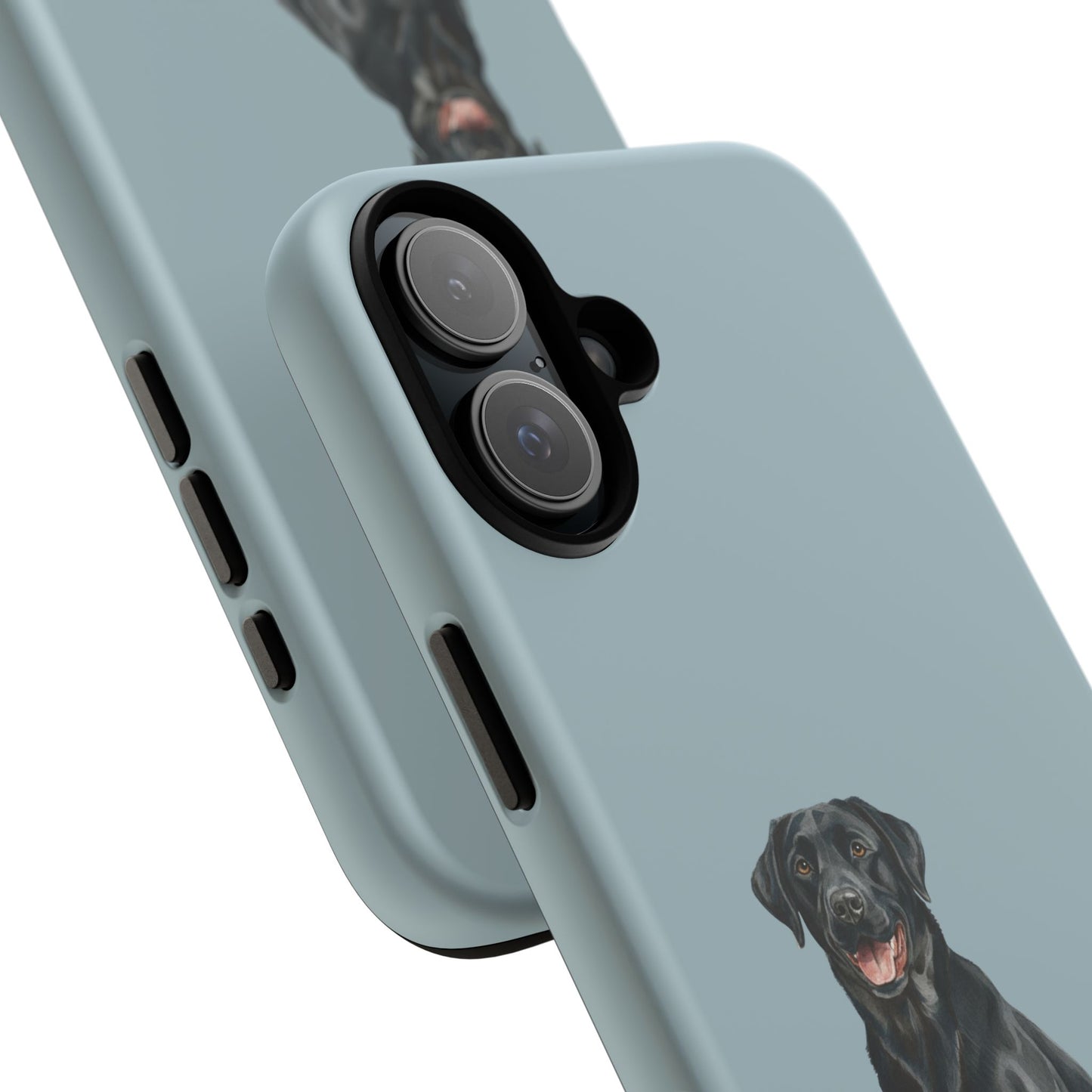 Black Labrador phone case