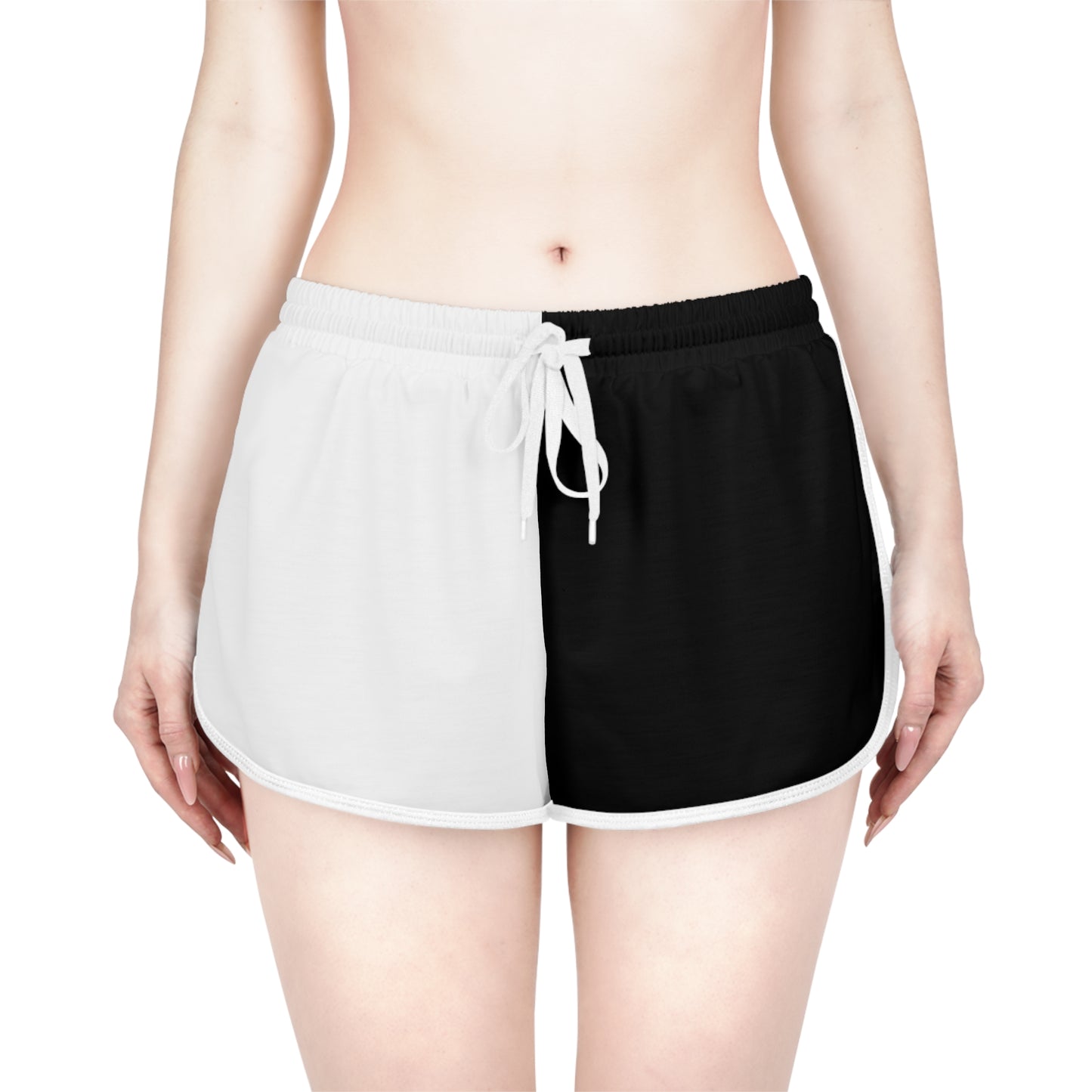 Black & White Relaxed Shorts