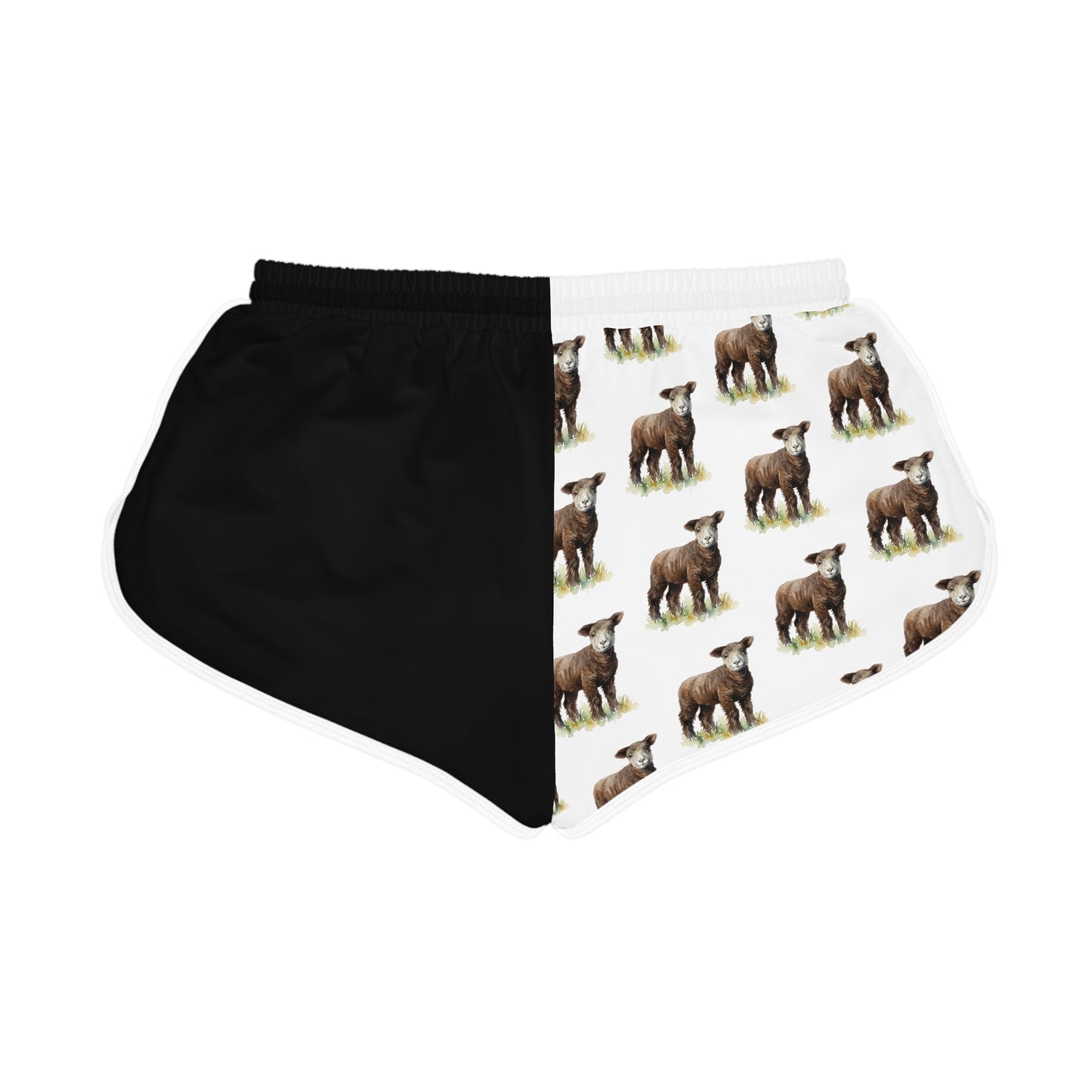 Coloured Ryeland Black & White Relaxed Shorts
