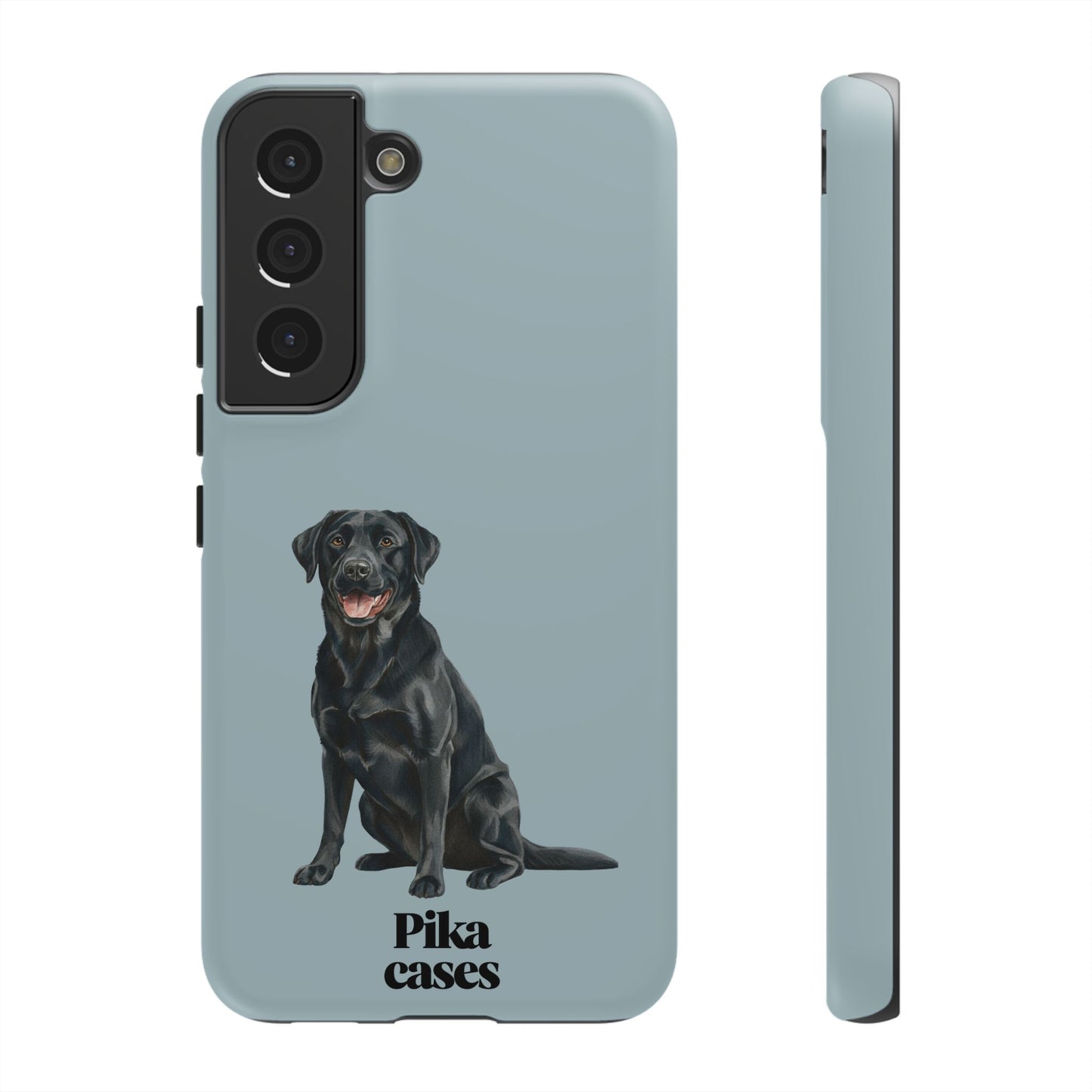Black Labrador phone case
