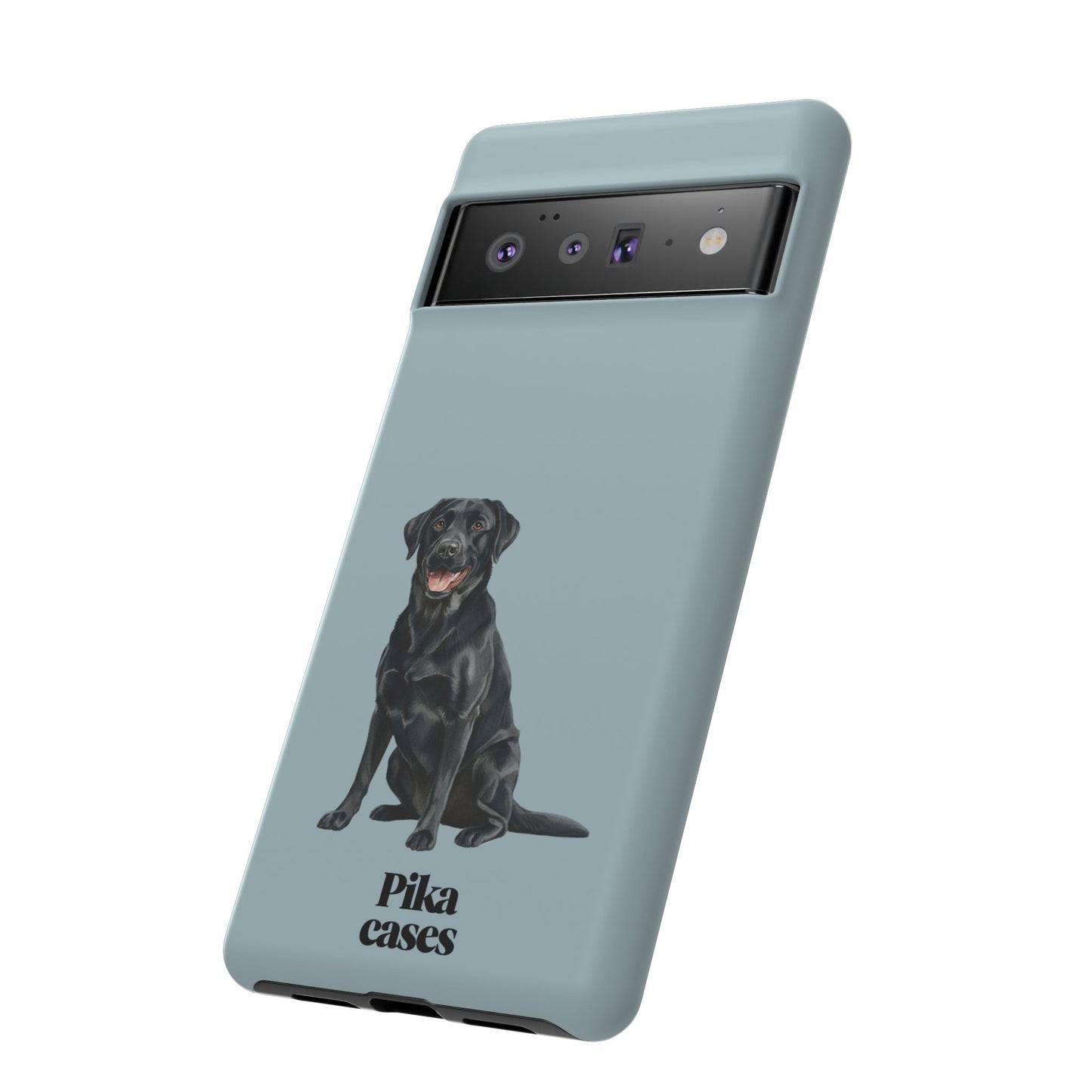Black Labrador phone case