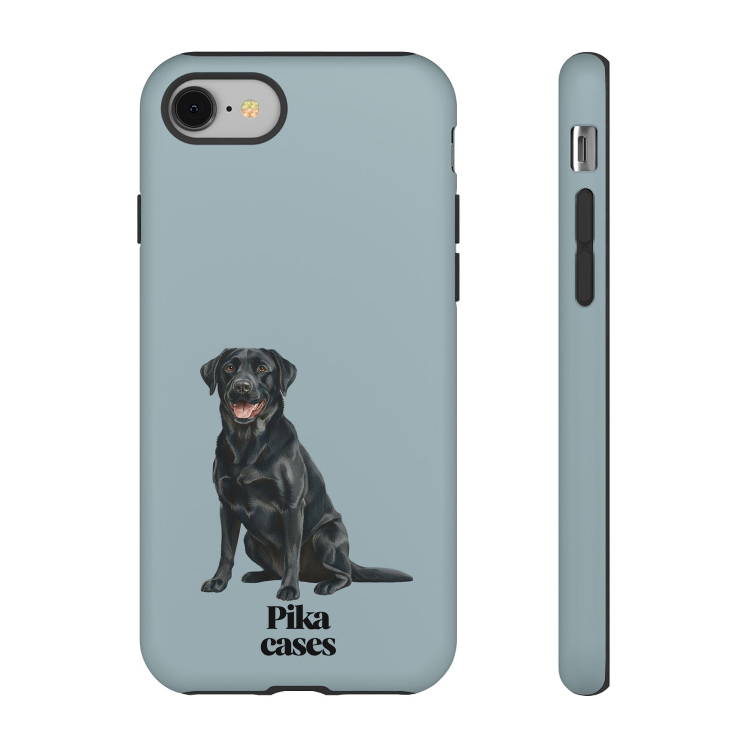 Black Labrador phone case