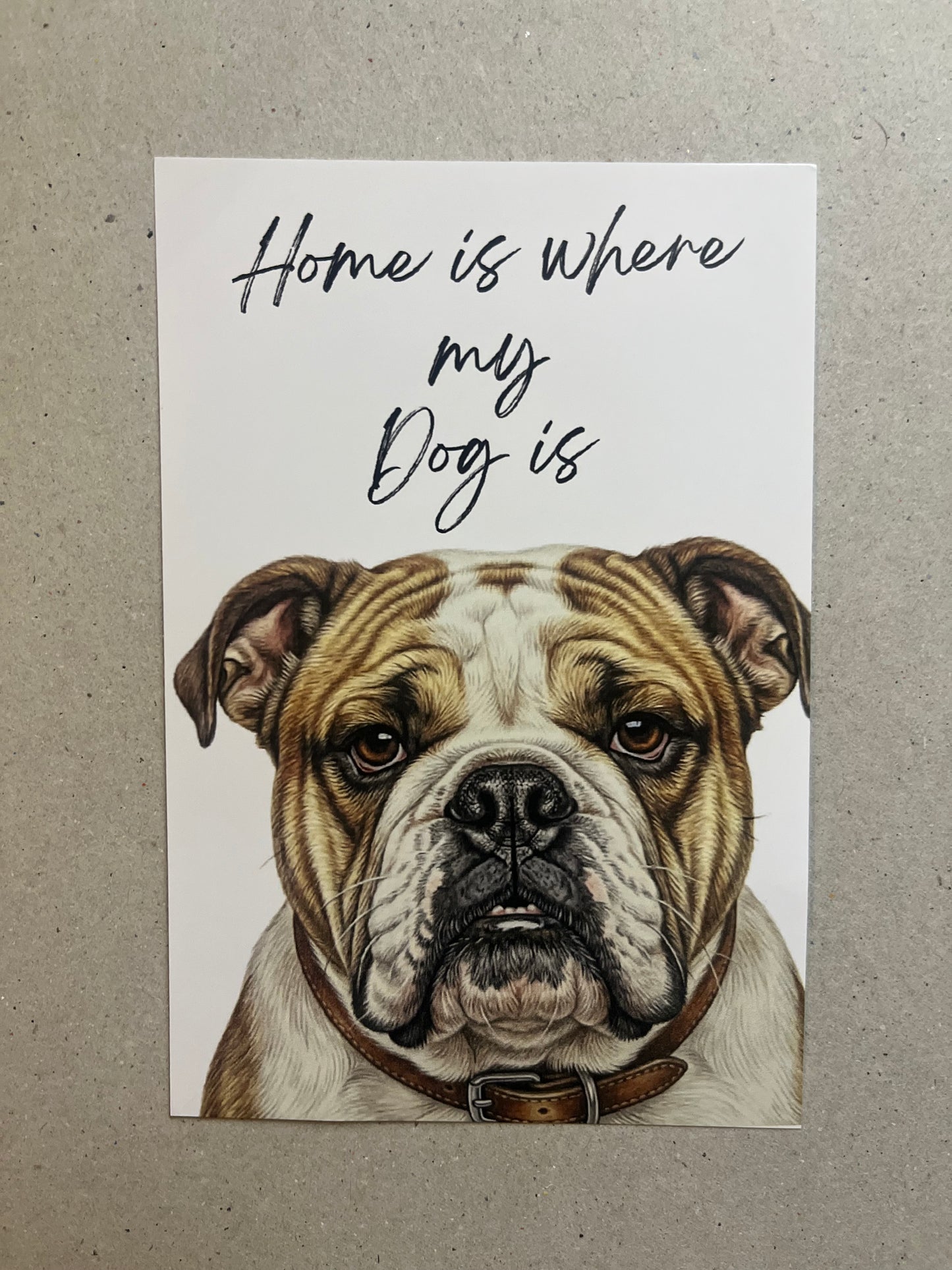 Bulldog Art Print