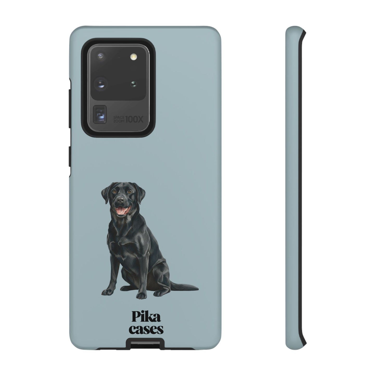 Black Labrador phone case