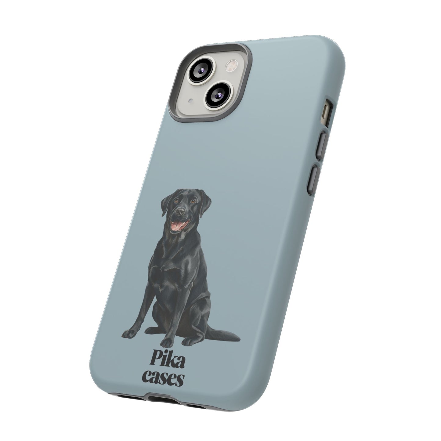 Black Labrador phone case