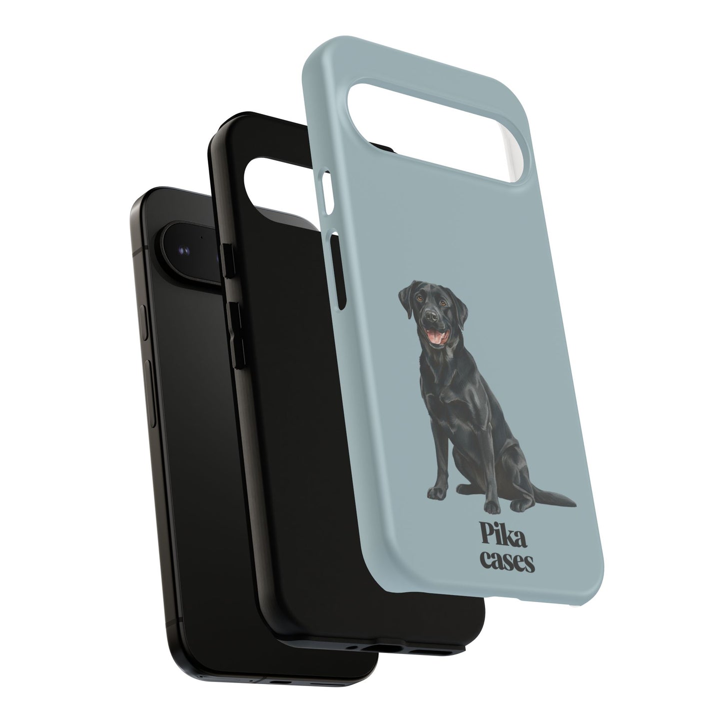 Black Labrador phone case