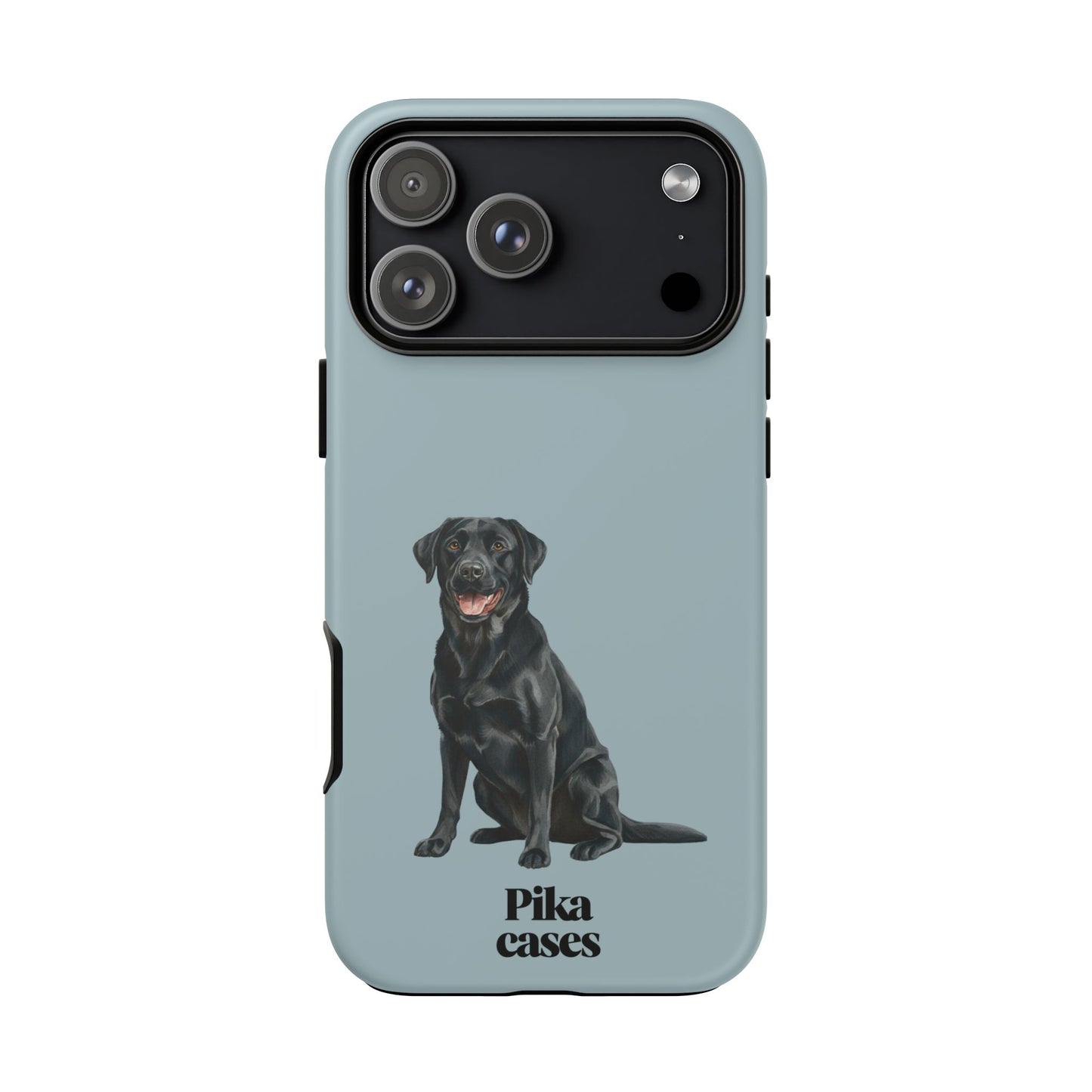 Black Labrador phone case