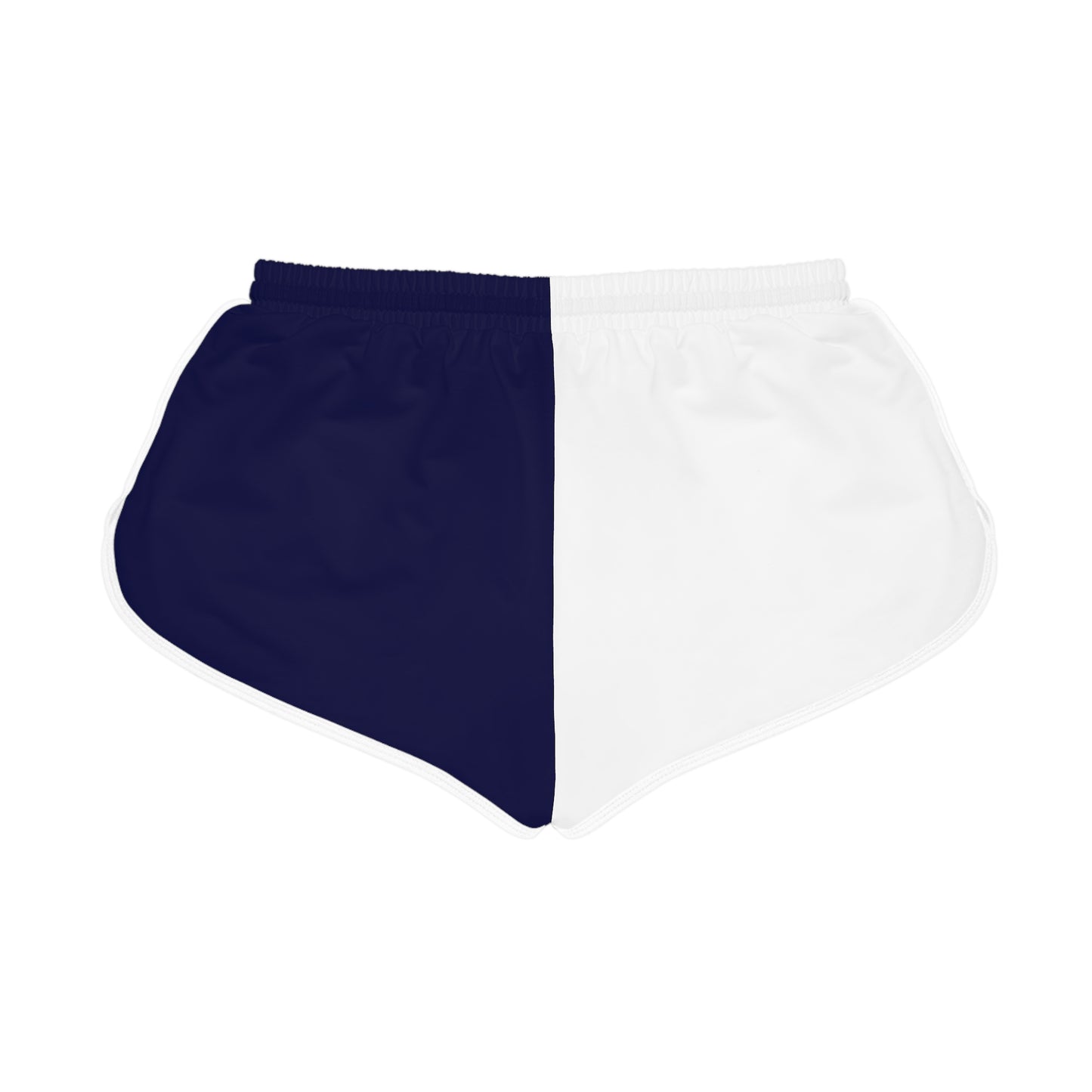 Navy & White Relaxed Shorts