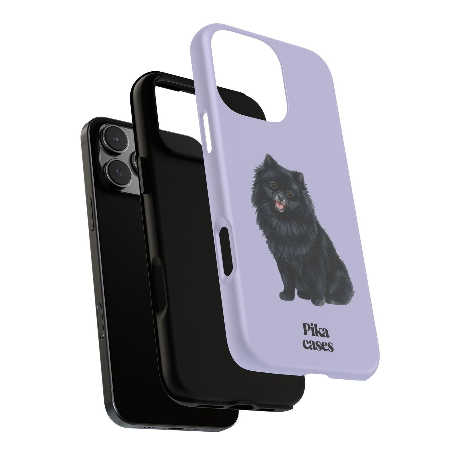 Black Pomeranian Phone Case