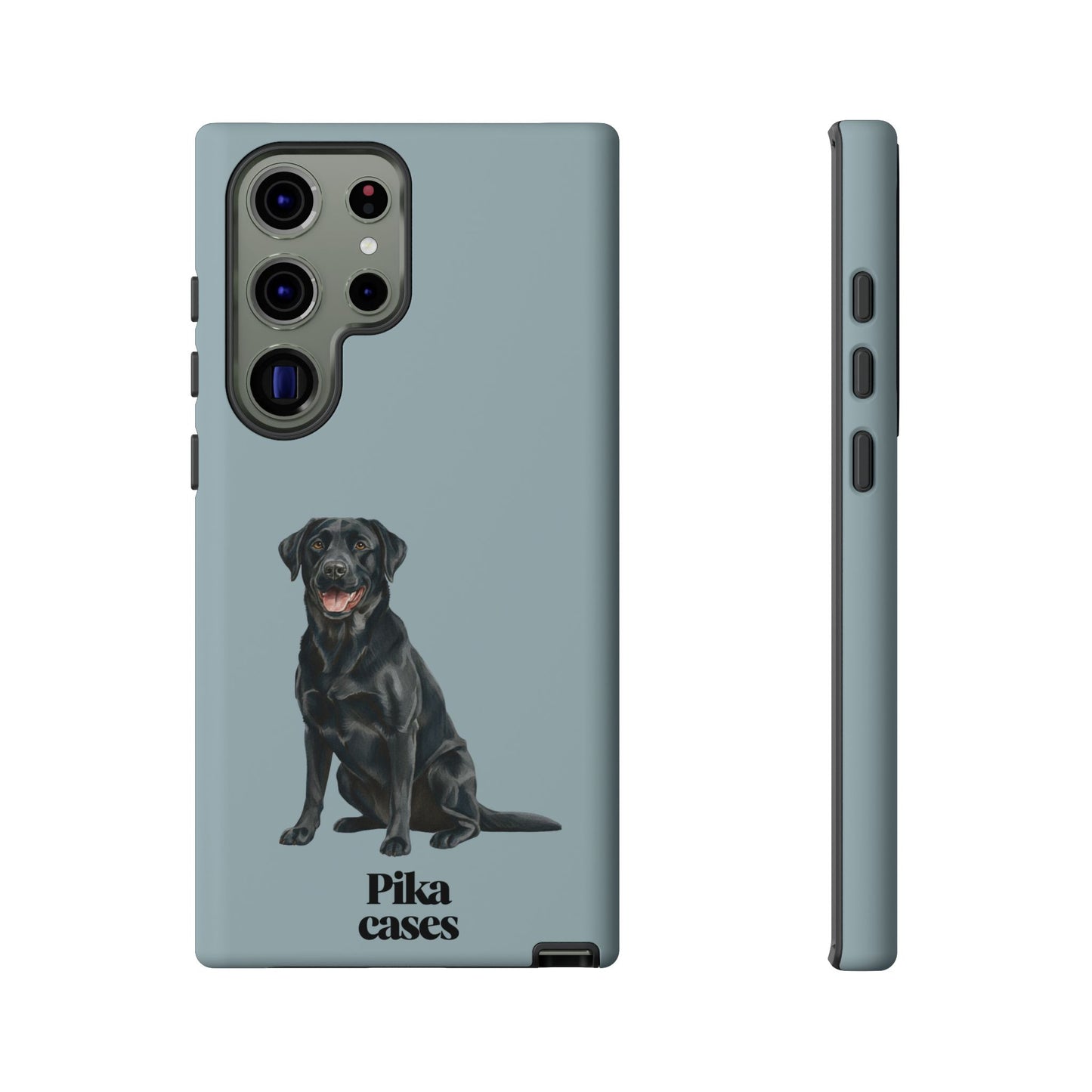 Black Labrador phone case