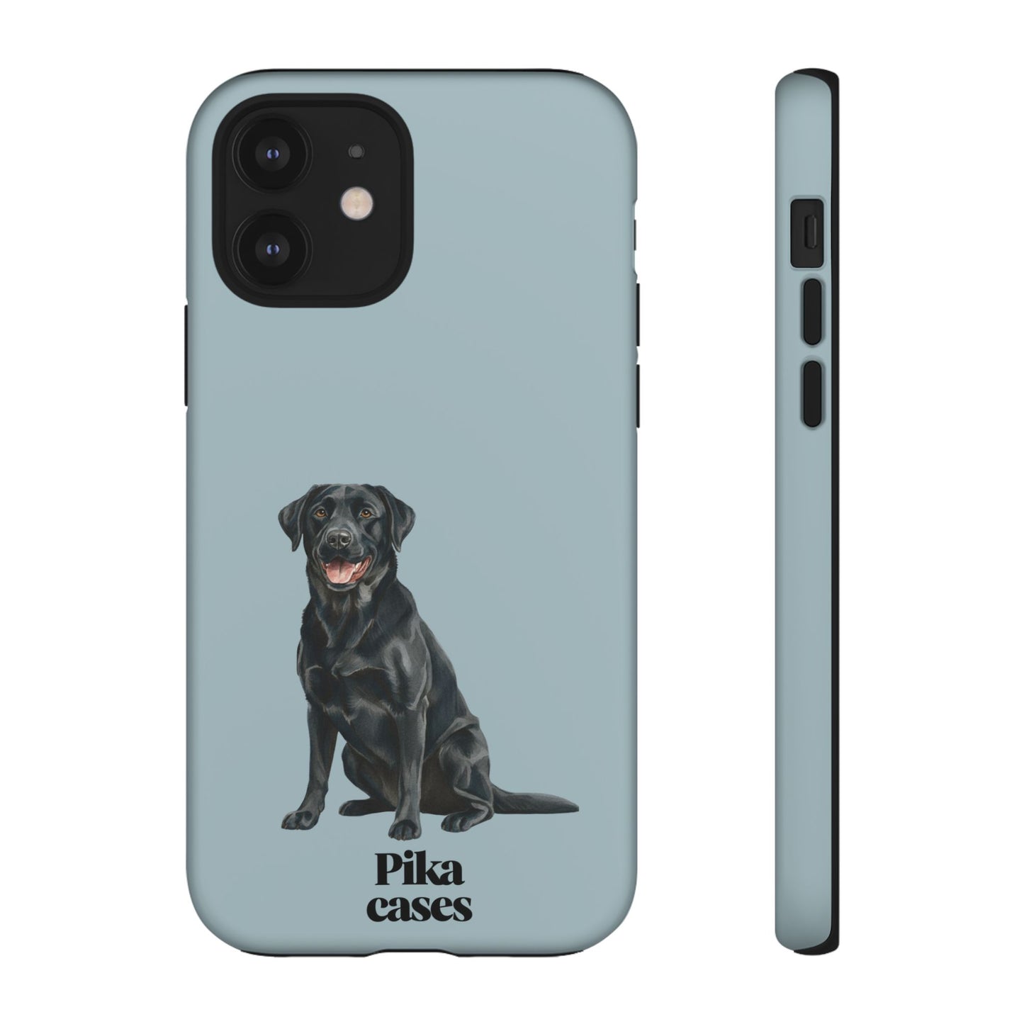 Black Labrador phone case